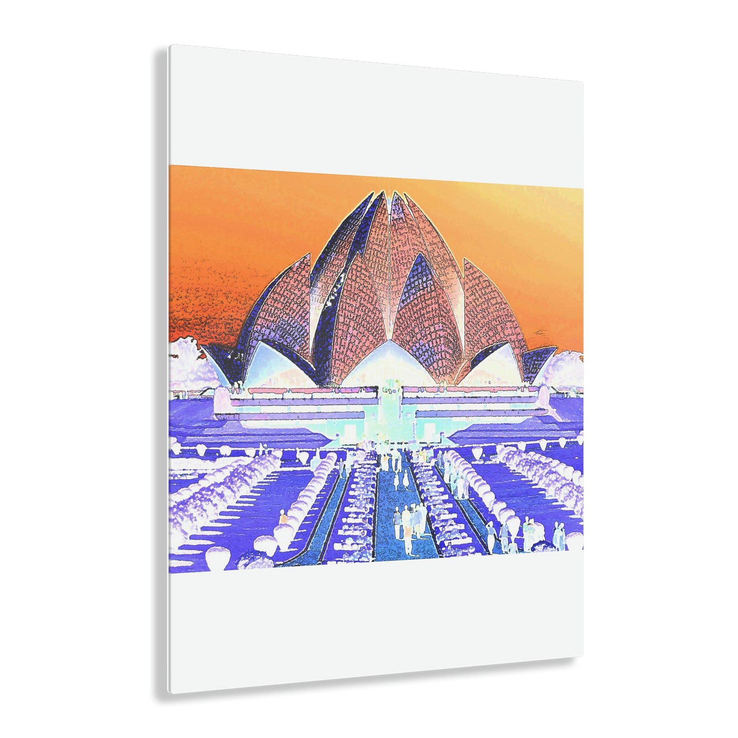 Acrylic Prints ... 'Bahai'i House-Of-Worship' ... "Lotus Temple: Delhi, India, 2008" ... Original Works ...