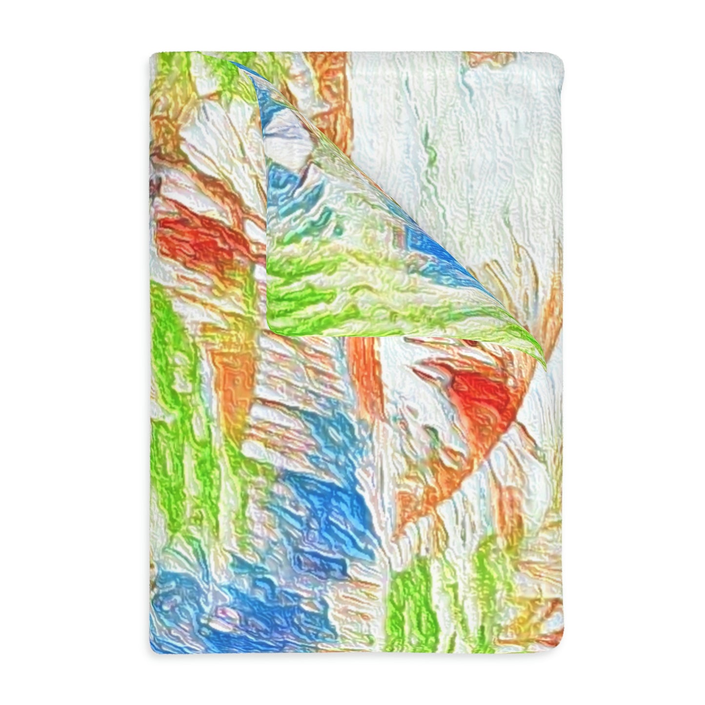 Velveteen Minky Blanket (Two-sided print) ... "The Royal Hawai'ian: Waikiki Beach_Beach" ... Honolulu, HI ... October 2014 (Halloween) ... Original Works ...