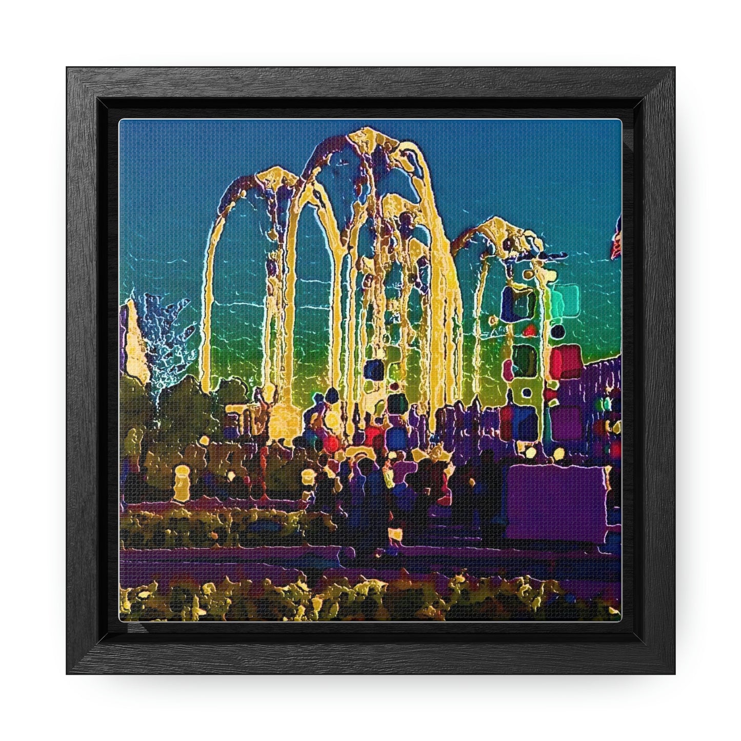 Gallery Canvas Wraps, Square Frame ... "Arches 'Like-No-Other' ... " Seattle World's Fair: 1962. A Family Original ...