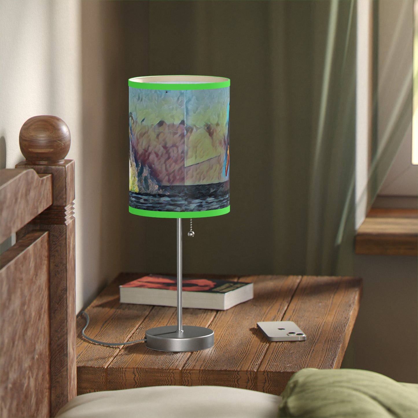 Lamp on a Stand, US|CA plug ... An Extraordinary Humpback Breach ... 'With Explosive Energy' ... Family Archives (KPH) ... Circa: 21st Century. Maui, HI ... Original Works ...
