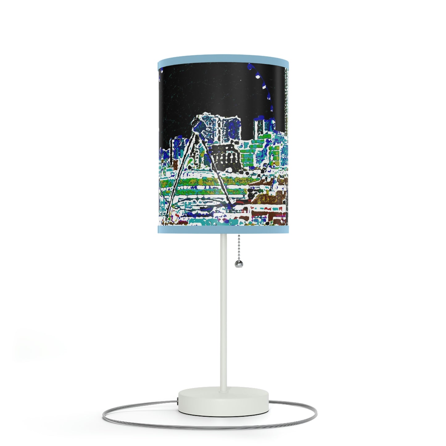 Lamp on a Stand, US|CA plug ... That Classic Wheel ... 'Seattle's Wheel' ... & Old Classic Waterside Vendors ...  'Family Archives' ... Original Works ...