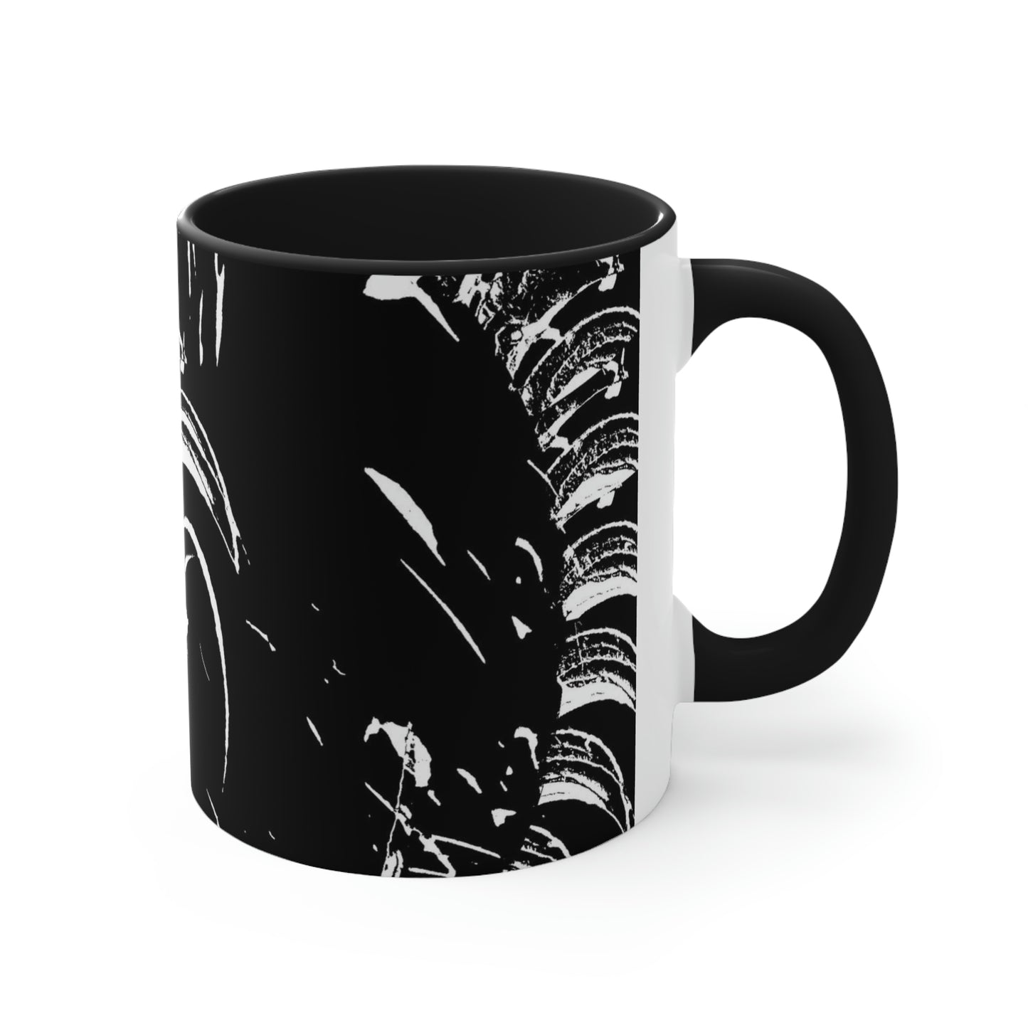 Accent Coffee Mug, 11oz ... "Waning Moon" ... Central Idaho ... October 2022 ... Rendering Time: 22 Hours ... Original Works ...