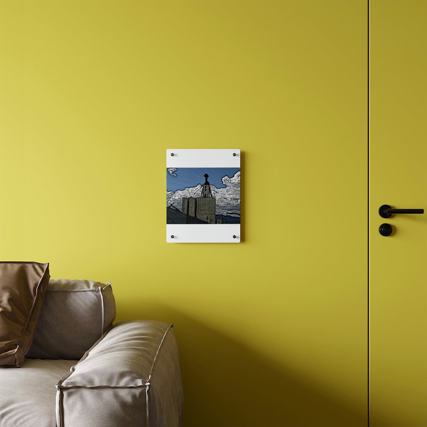 Acrylic Wall Art Panels ... "ICP: Idaho County Propane ... 'Production Facilities Grangeville, Idaho' ... "  Original Works: Rendering Time: 10 Hours ...