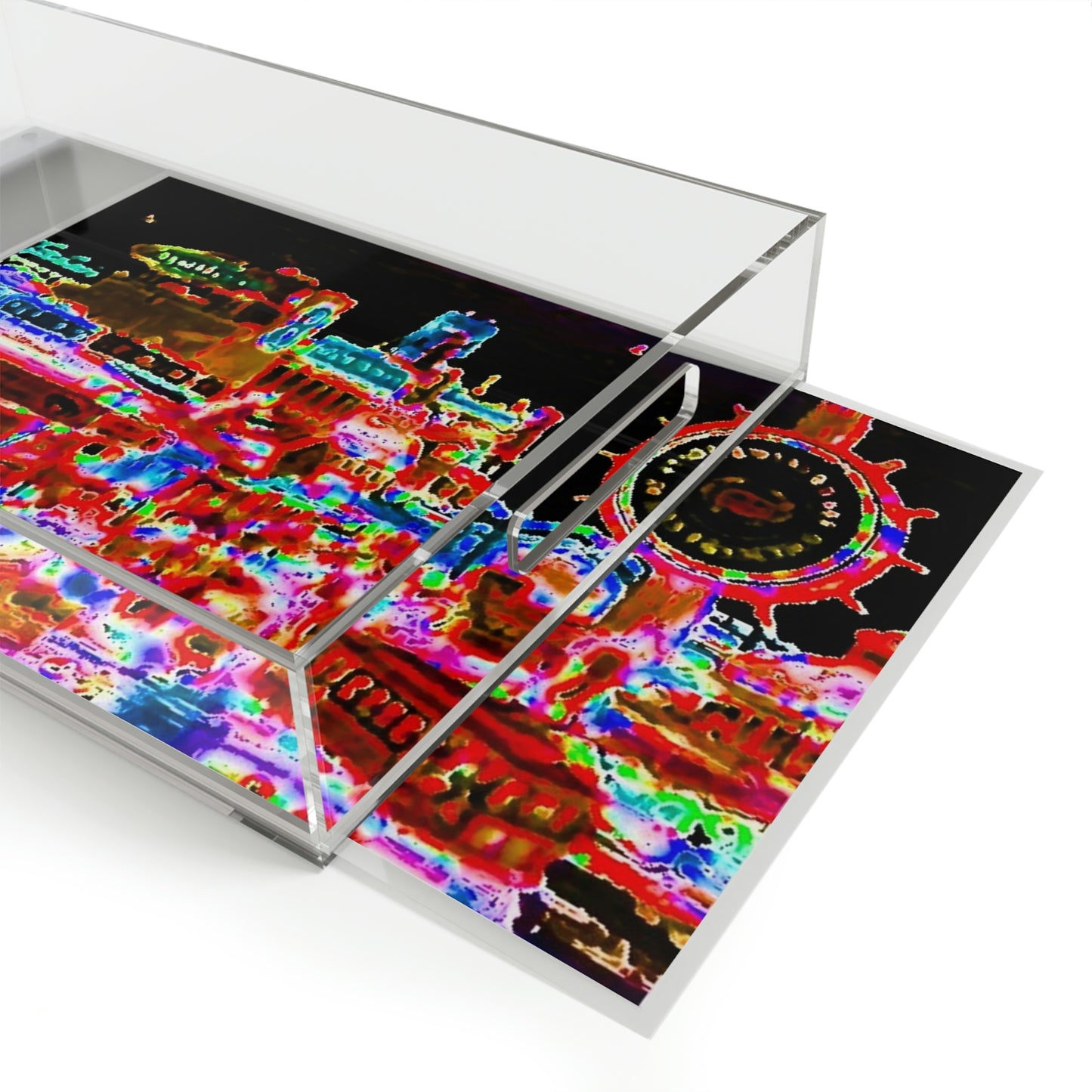 Acrylic Serving Tray ... "No.9 Fishermen's Grotto - Fishermen's Wharf, SF, California" ... Family Archives: 1970's ... Original Works ...
