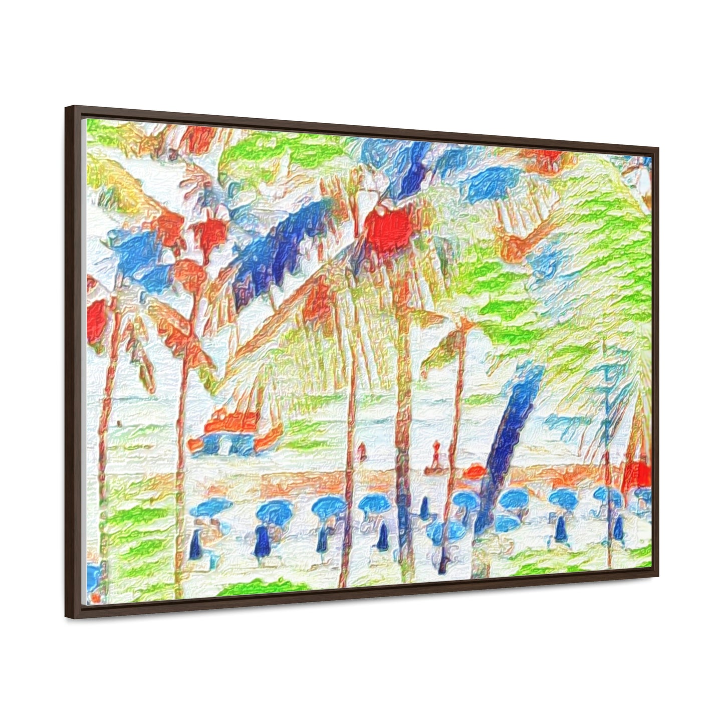 Gallery Canvas Wraps, Horizontal Frame ... "The Royal Hawai'ian: Waikiki Beach_Beach" ... Honolulu, HI ... Ocotber 2014 (Halloween) ... Original Works ...