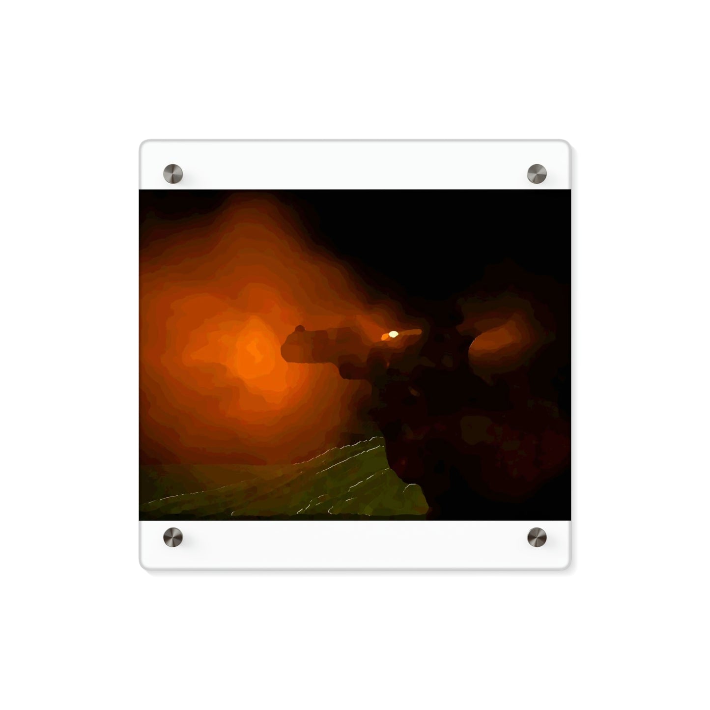 Acrylic Wall Art Panels ... Ruger .357 Magnum Early-Morning-Target-Practice ... 'Circa April 2022' ... Original Works ...
