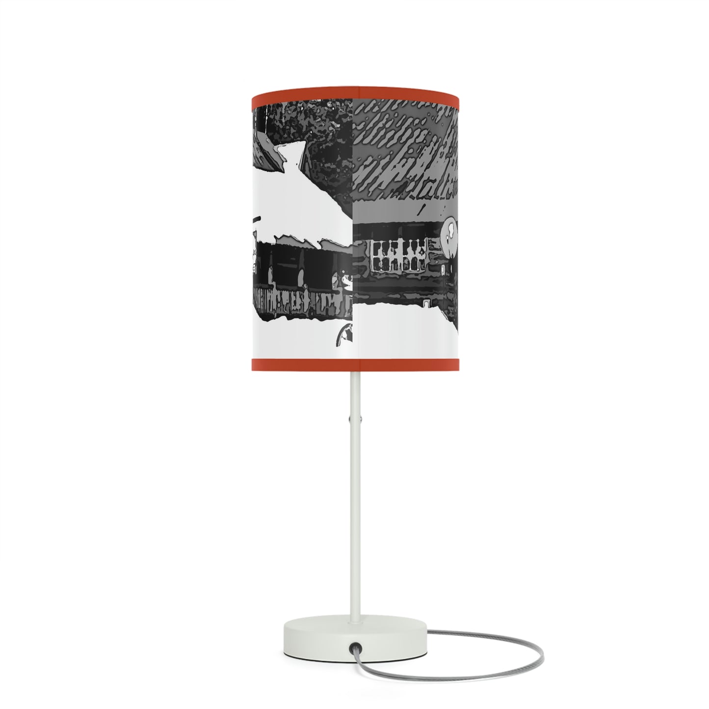 Lamp on a Stand, US|CA plug ... A Beautiful Lodge & Back-Country Outfitter In A Mountain Town ... 'Dixie, Idaho, November 2022' ... Original Works ...
