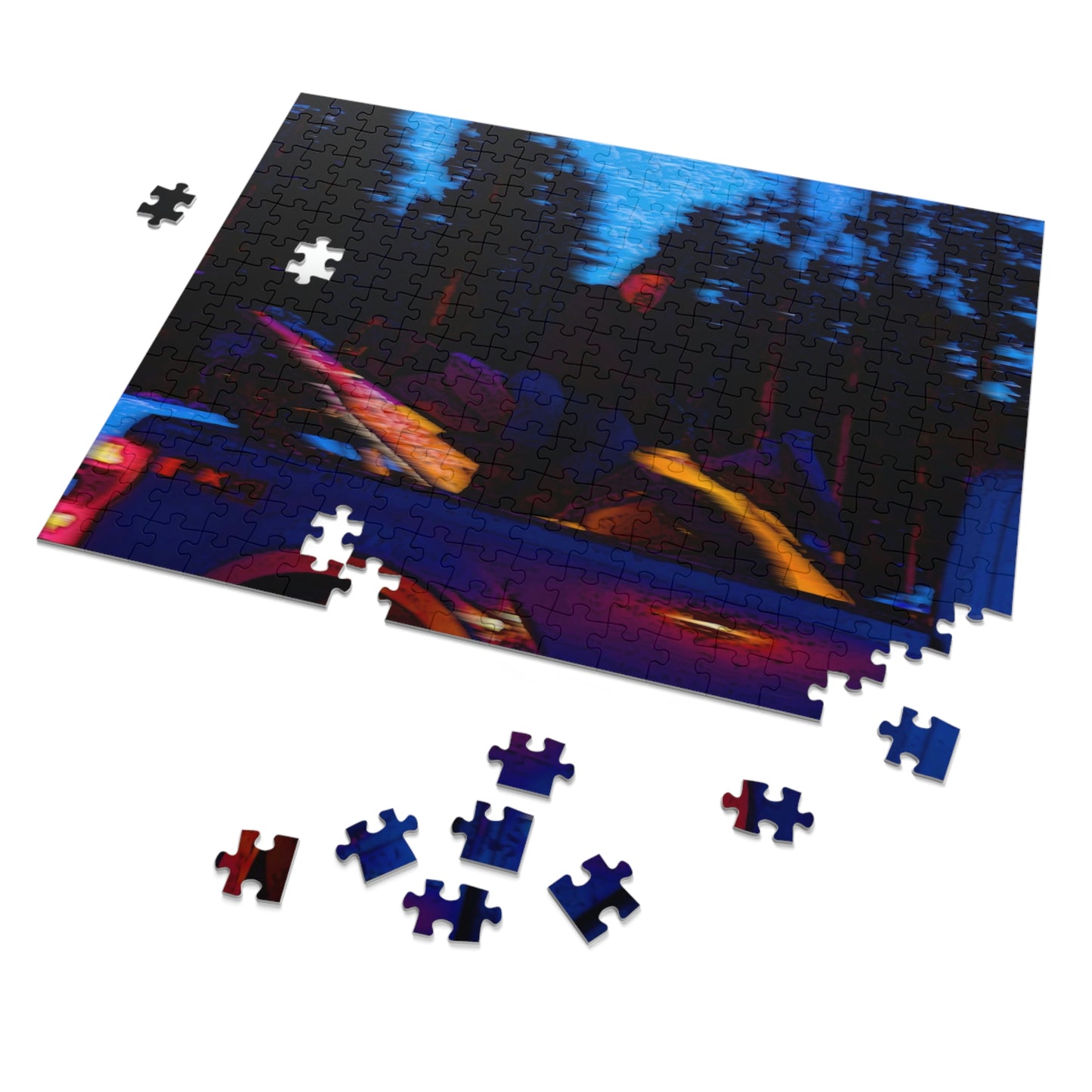 Jigsaw Puzzle (30, 110, 252, 500,1000-Piece) ... Two Modes Of Winter Transportation ... "Which One To Drive Next?" ... Choices-Choices-Choices ... Circa 4Jan23 ... Original Works ...