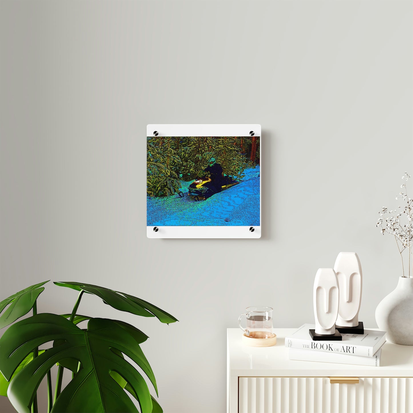 Acrylic Wall Art Panels ... Yep ... "Another Day ... Riding Through The Wilderness ... " ... February 2023 ... Original Works ...