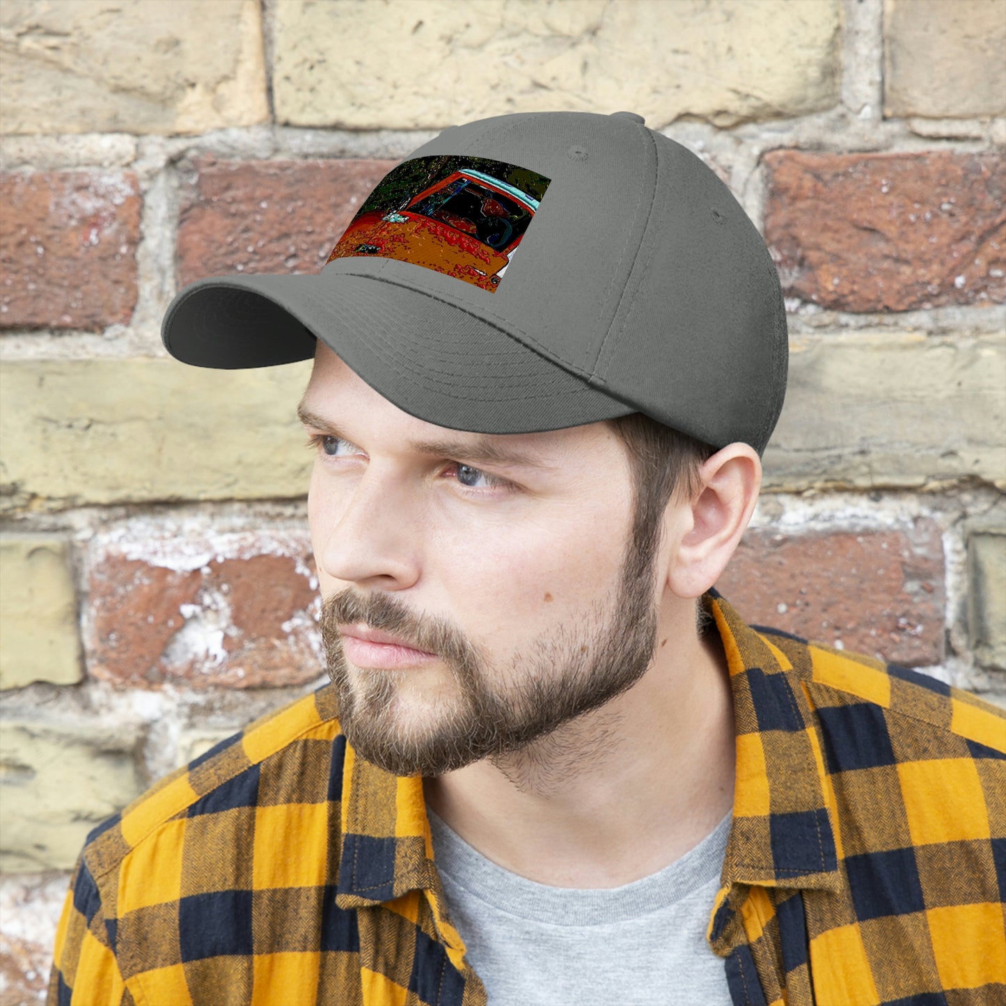 Unisex Twill Hat ... How-To-Drive-Idaho's-Mountain_Roads ... "Like A Professional" ... "Truckin' Like The Doo-Dah-Man" ...