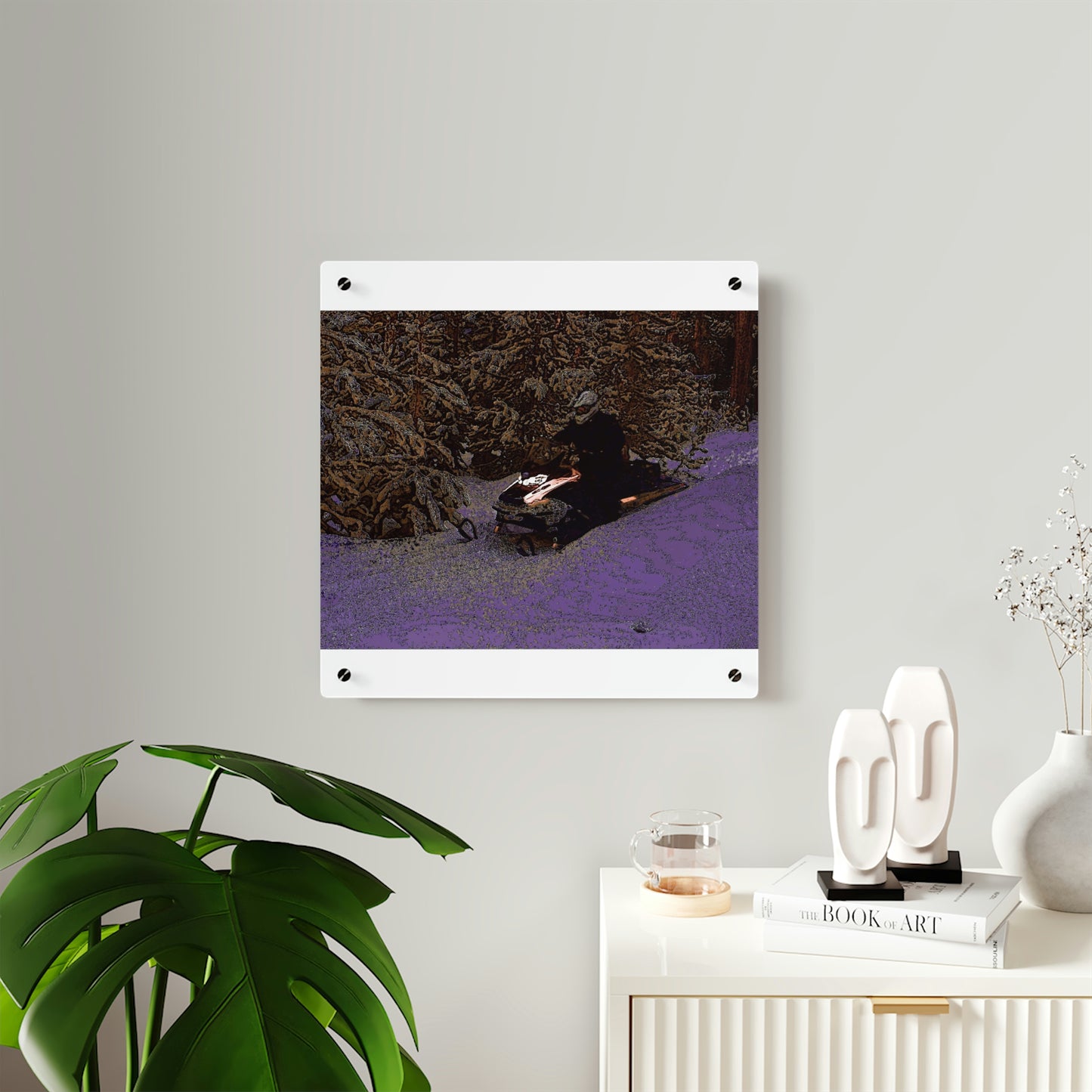 Acrylic Wall Art Panels ... Yep ... "Another Day ... Riding Through The Wilderness ... " ... February 2023 ... Original Works ...