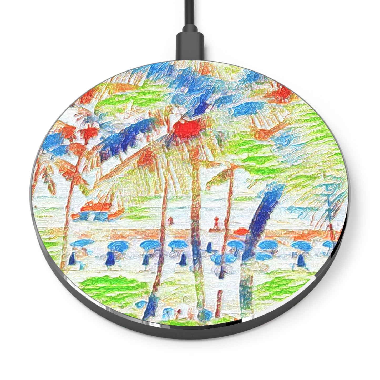 Wireless Charger ... "The Royal Hawai'ian: Waikiki Beach_Beach" ... Honolulu, HI ... October 2014 (Halloween) ... Original Works ...