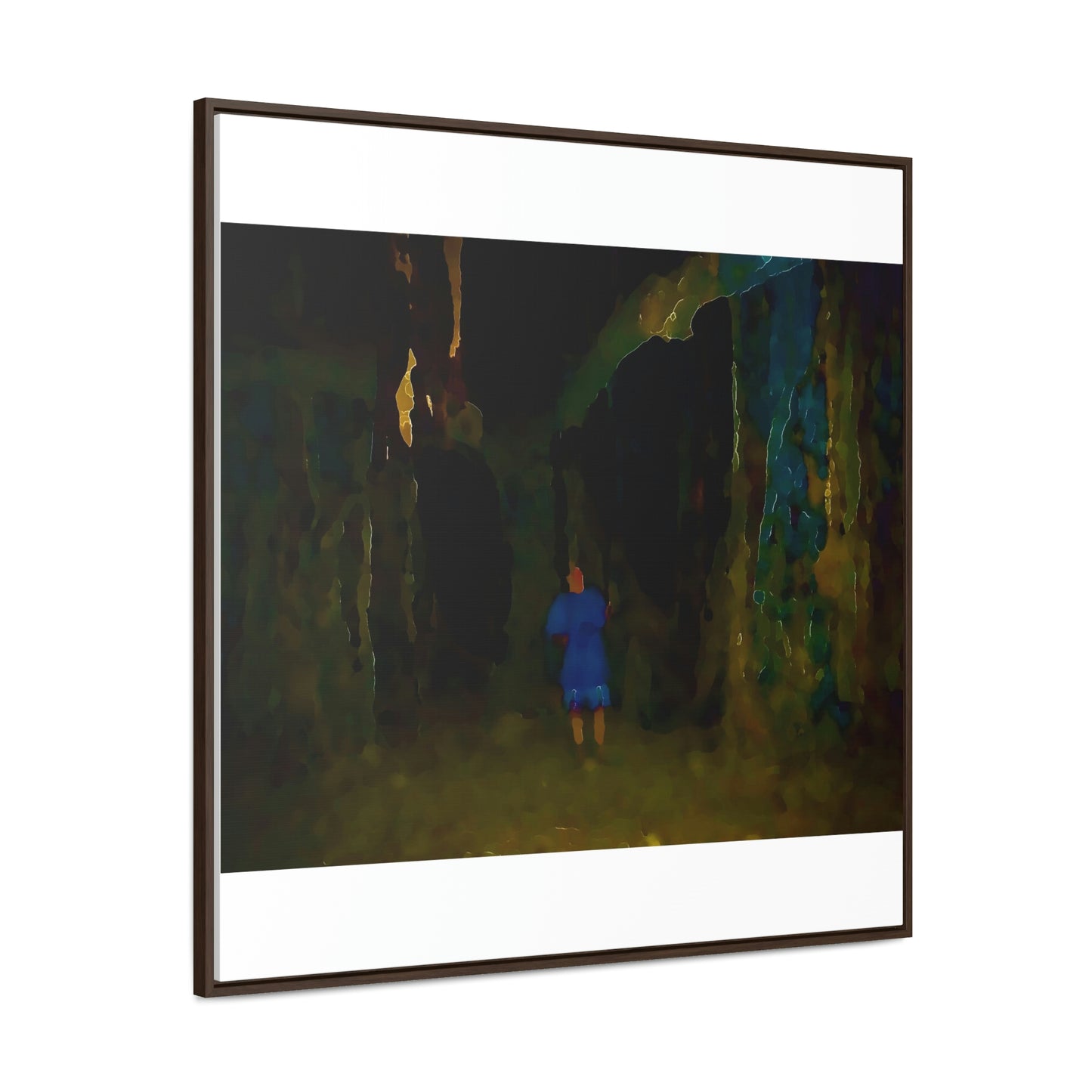 Gallery Canvas Wraps, Square Frame ... Jesuit Philosophy ... "In The Polynesian Banyans ..."