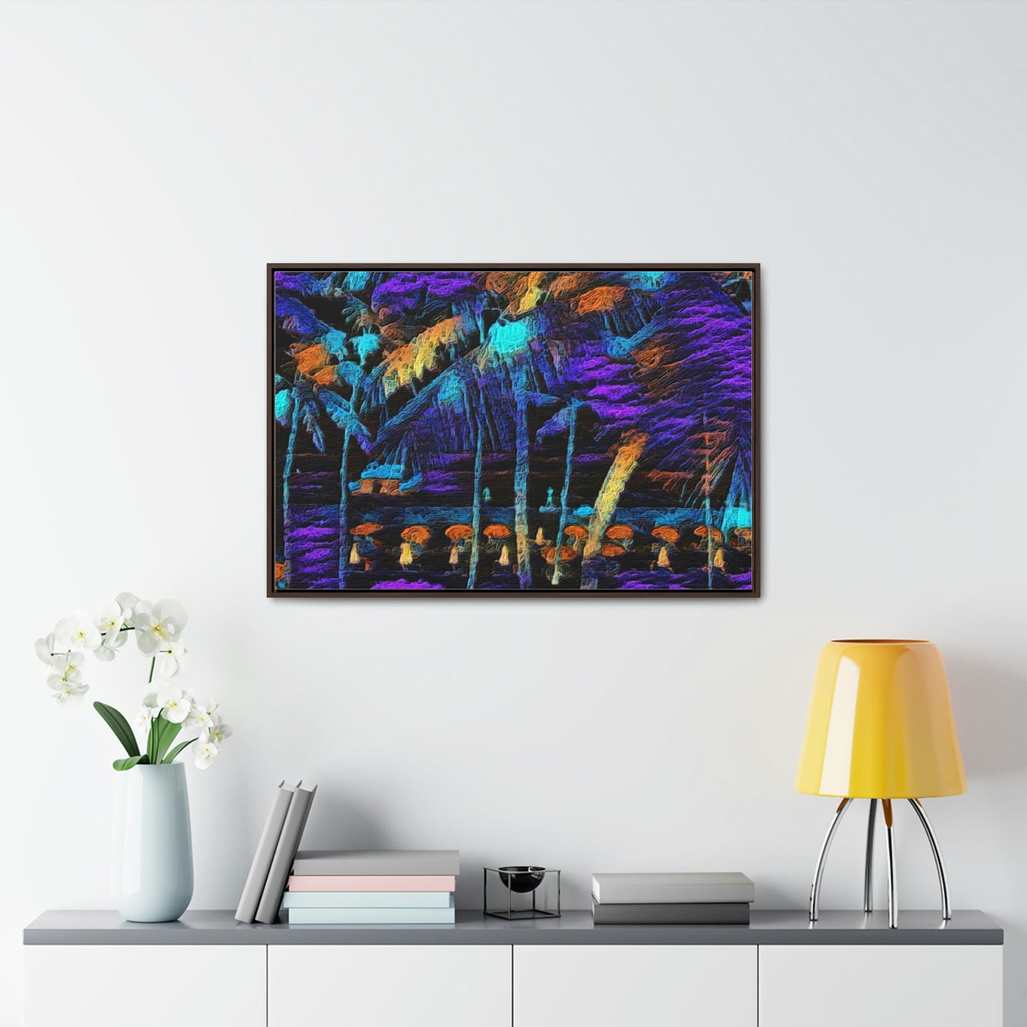 Gallery Canvas Wraps, Horizontal Frame ... "The Royal Hawai'ian: Waikiki Beach_Beach" ... Honolulu, HI ... Ocotber 2014 (Halloween) ... Original Works ...