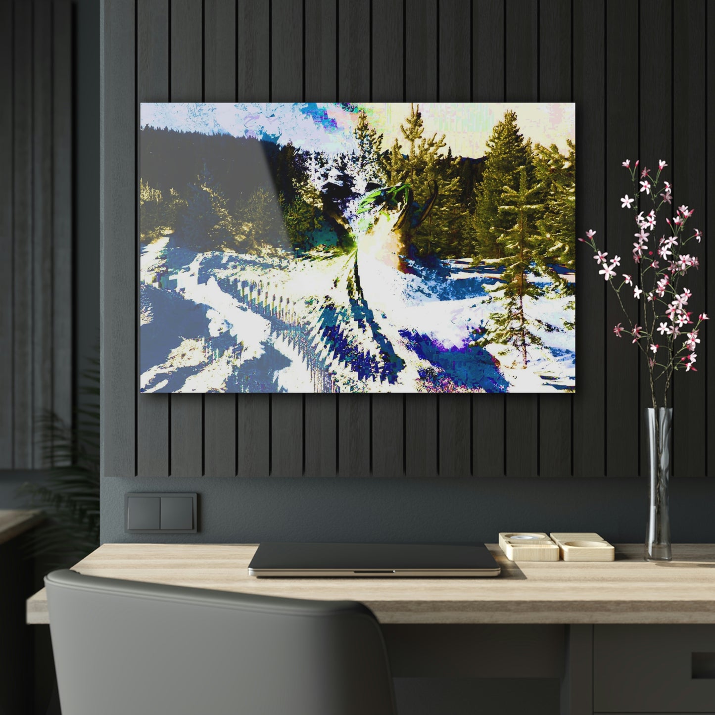 Acrylic Prints ... "No Time 'Like-Air-Time' ..." ... A True Master At His Craft ... December 2022, Rhett Creek, Idaho ... Original Works ...