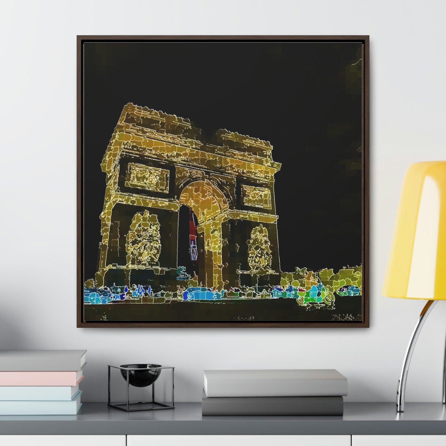 Gallery Canvas Wraps, Square Frame ...  L'Arc de Triomphe ... 'Barbara Joan Bonnell-Holt Photo' ... Circa 1972 ... Oringinal Works ...
