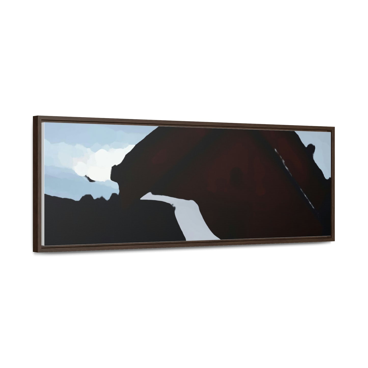 Gallery Canvas Wraps, Horizontal Frame ... After An Intense Snow Storm ... 'Digging Out' ... A Vehicle & Cabin "In The Mountains" ... March 2023 ... Original Works ...