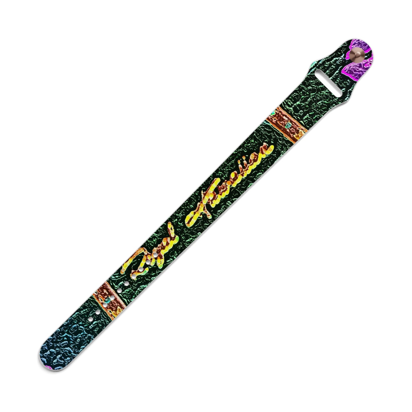 Faux Leather Wristband ... "La Grande Entree" At: 'The Pink Palace' ... The Royal Hawai'ian ... Honolulu, HI ... '27Oct2014' ... Original Works ...