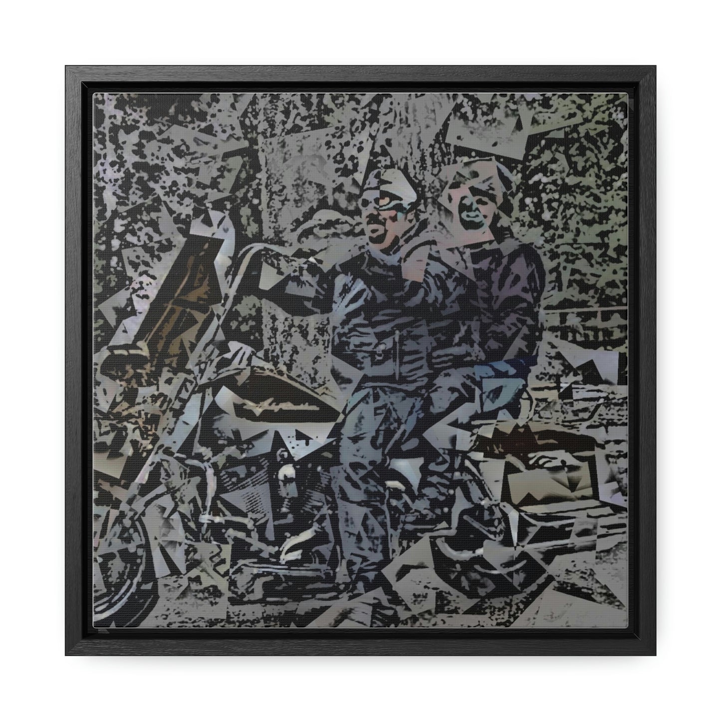 Gallery Canvas Wraps, Square Frame ... The Open Road Beckons ... "Harley 'D' Yearnings ..."  Original Works ...