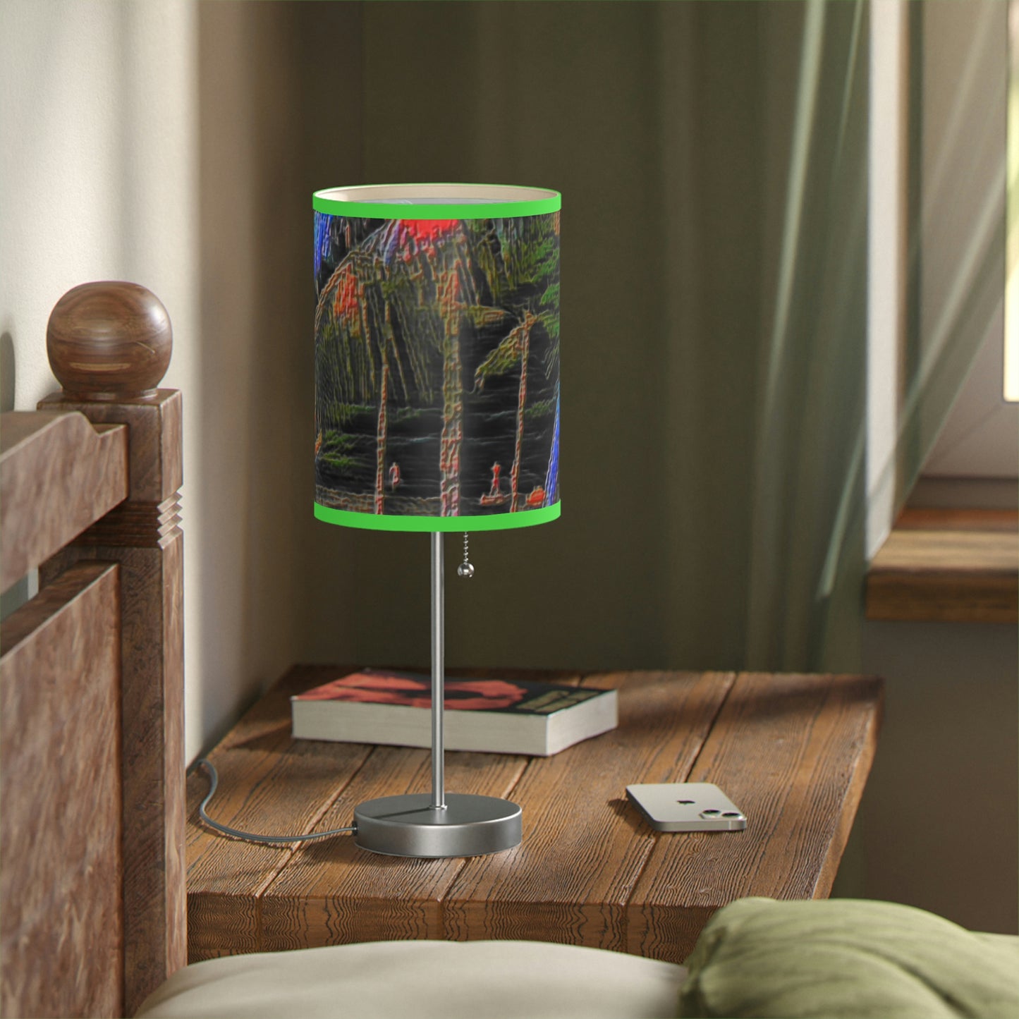 Lamp on a Stand, US|CA plug ... "The Royal Hawai'ian: Waikiki Beach_Beach" ... Honolulu, HI ... Ocotber 2014 (Halloween) ... Original Works ...