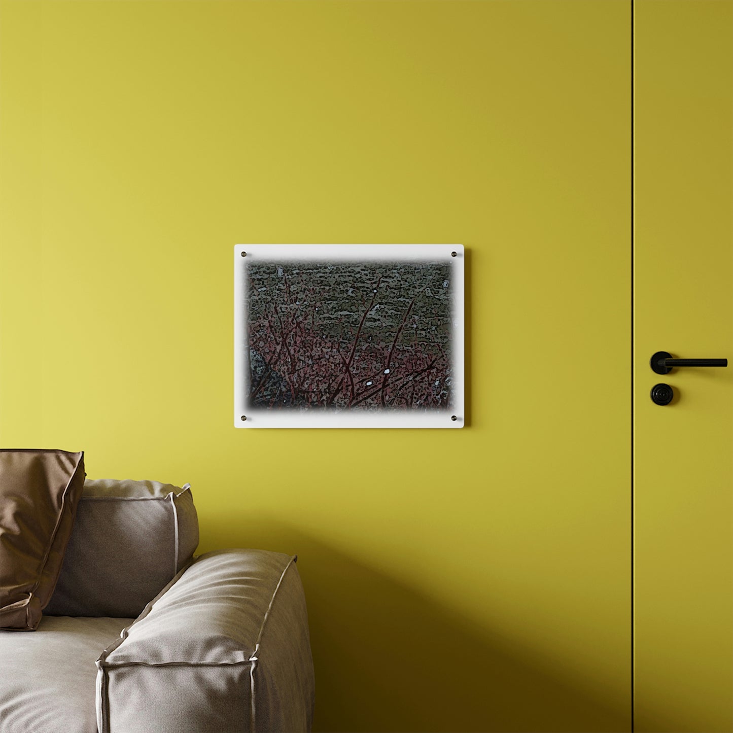 Acrylic Wall Art Panels ... "A River Runs Through It ... Red-Osier-Dogwood (Conus Stonlifera 'Rubra') .. Oringinal Works ... Central Idaho ...