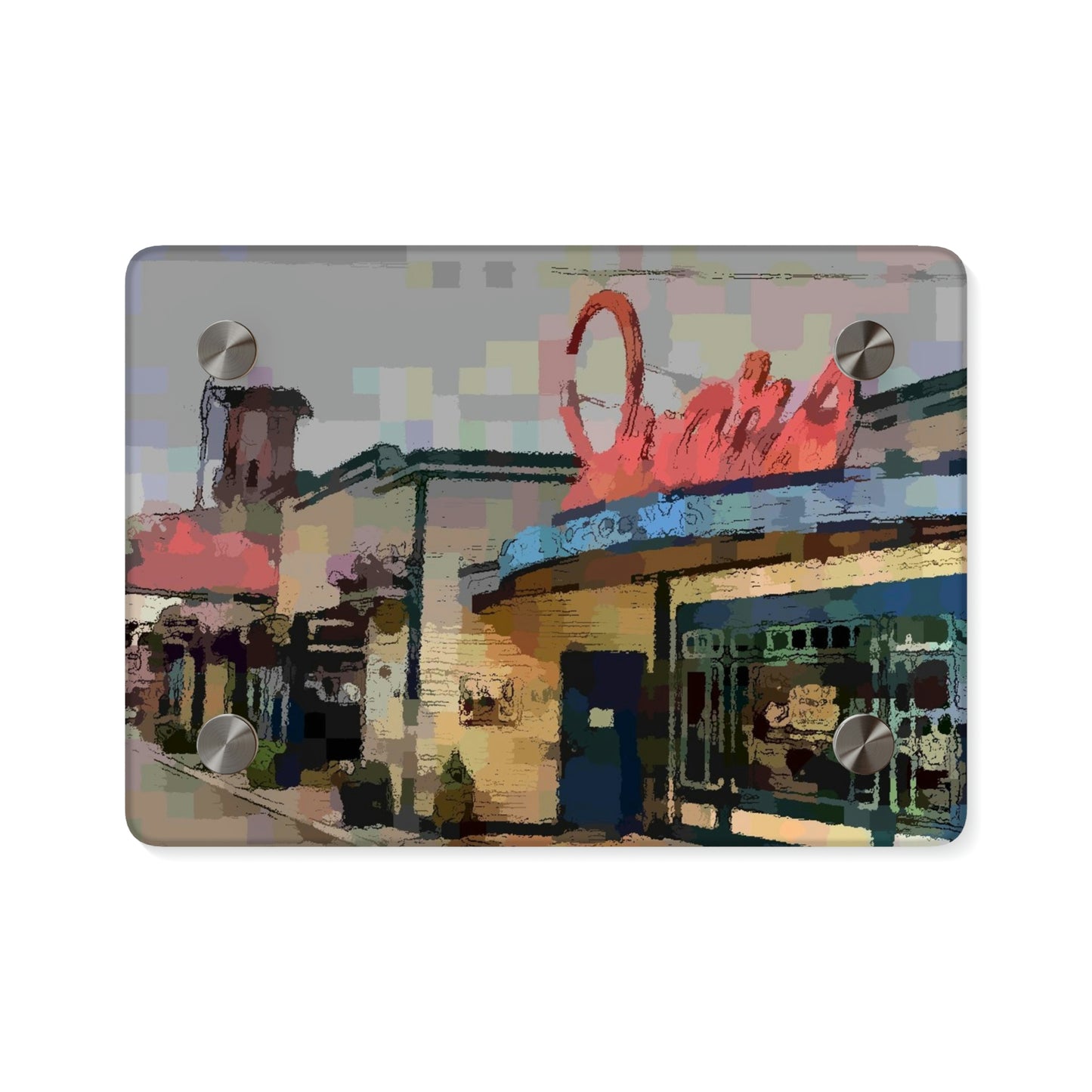 Acrylic Wall Art Panels ...  In-A-Hurry & Stressed? ... Remember: Keep "Clam" ... Clam_Happy ...  'Ivars: Seattle Waterfront' ... Personal Archives ... Original Works ...