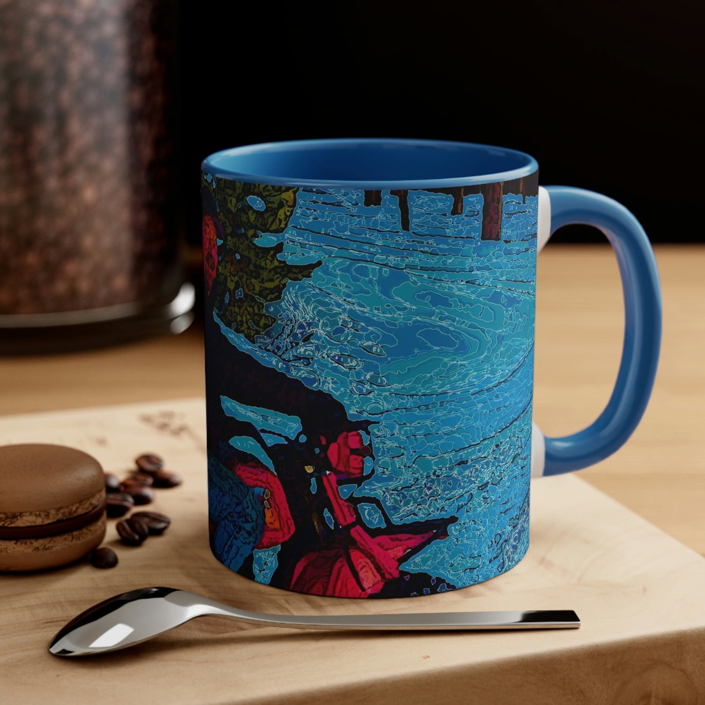 Accent Coffee Mug, 11oz ... There's 2-Wheelin ... There's 4-Wheelin ... 'And-Of-Course' ... "There's 3-Wheelin-In-The-Snow" ...  Original Works ...