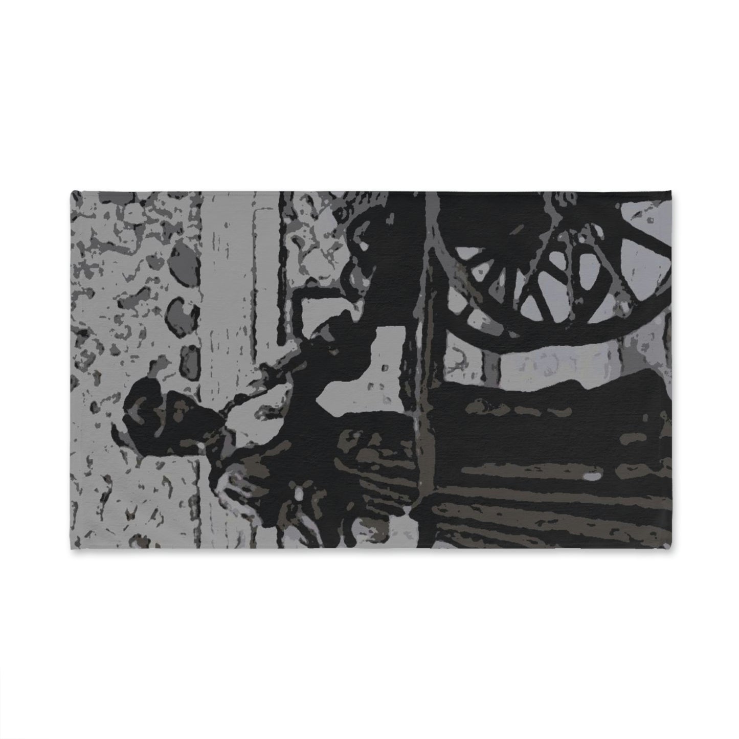 Hand Towel ... Dublin's "Molly Malone Along Grafton Street" ... Cryin' Cockels & Muscles Alive-Alive-Oh ... Circa 2003 ... Original Works ...