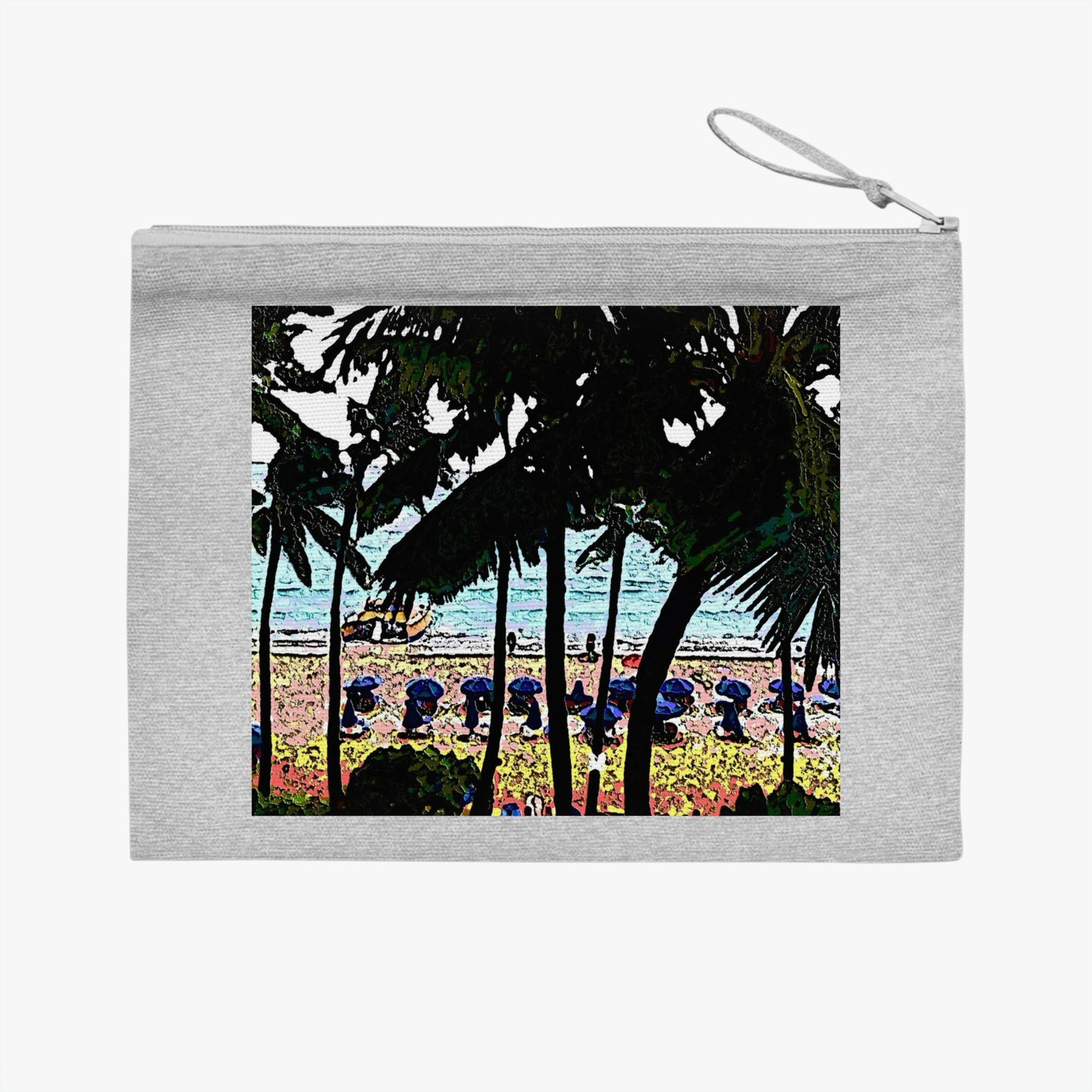 Pencil Case ... "A Beautiful Beach Amongst The Palms" ... The Outrigger Waikiki, Honolulu, Oahu ... Original Works ...