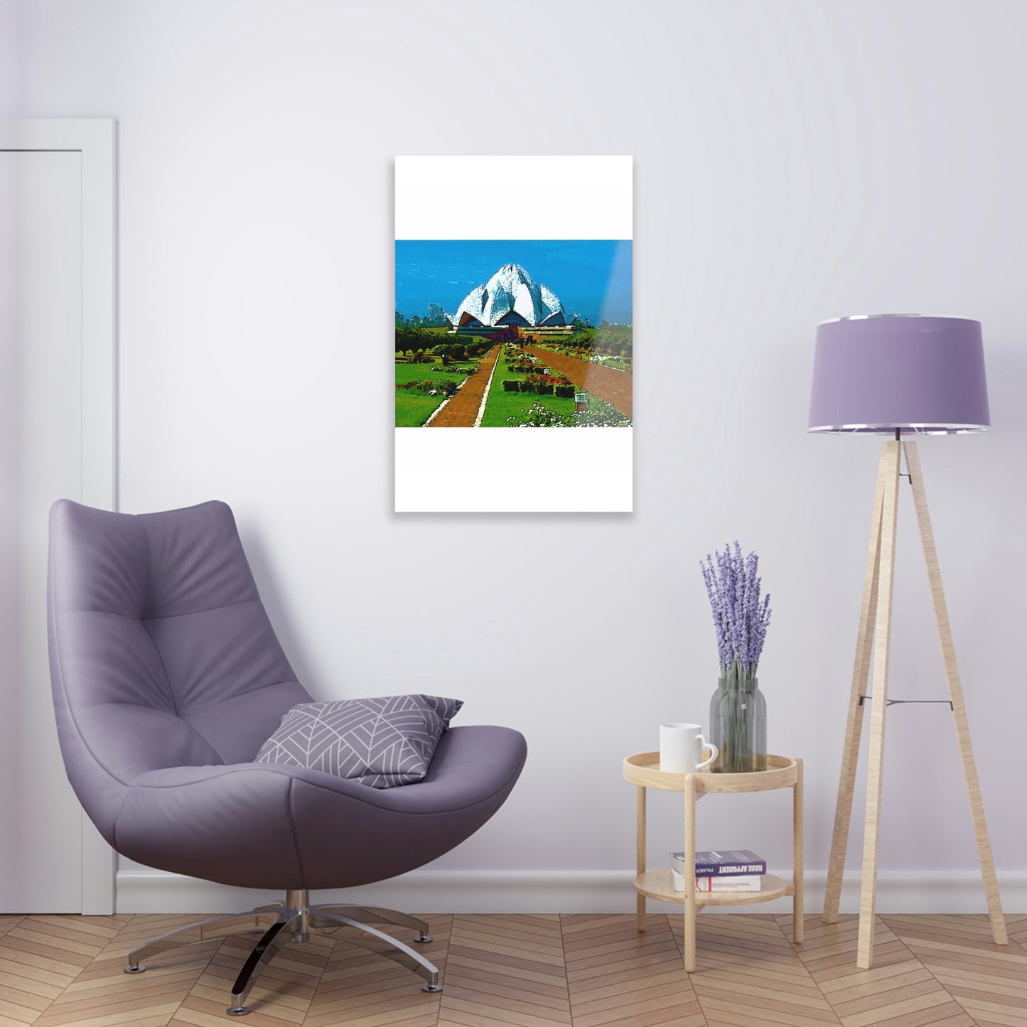 Acrylic Prints ... 'Bahai'i House-Of-Worship' ... "Lotus Temple: Delhi, India, 2008" ... Original Works ...