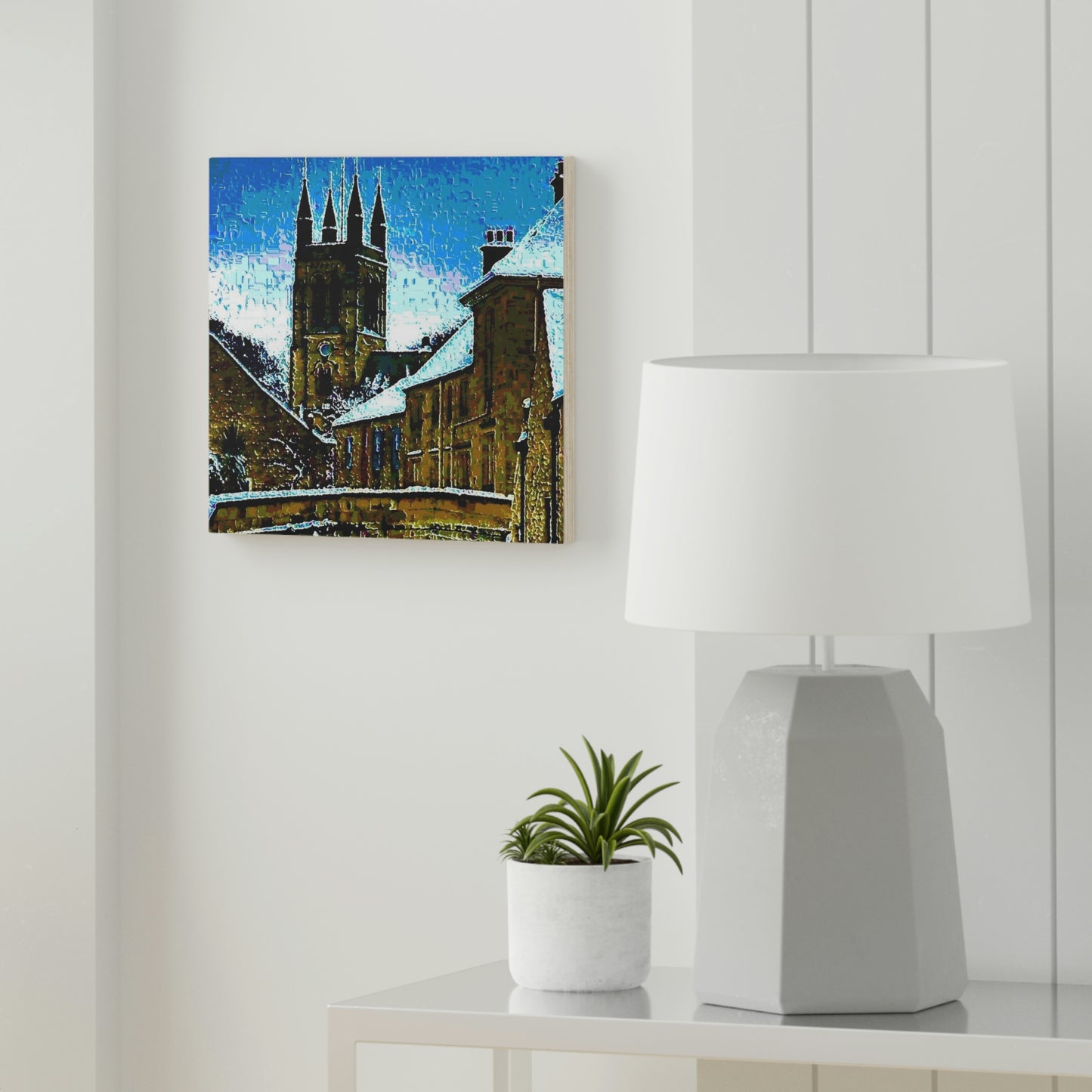 Wood Canvas ... Walikng The Streets & Alleys ... 'Strolling The Canals ... '  ... Original Works  ...