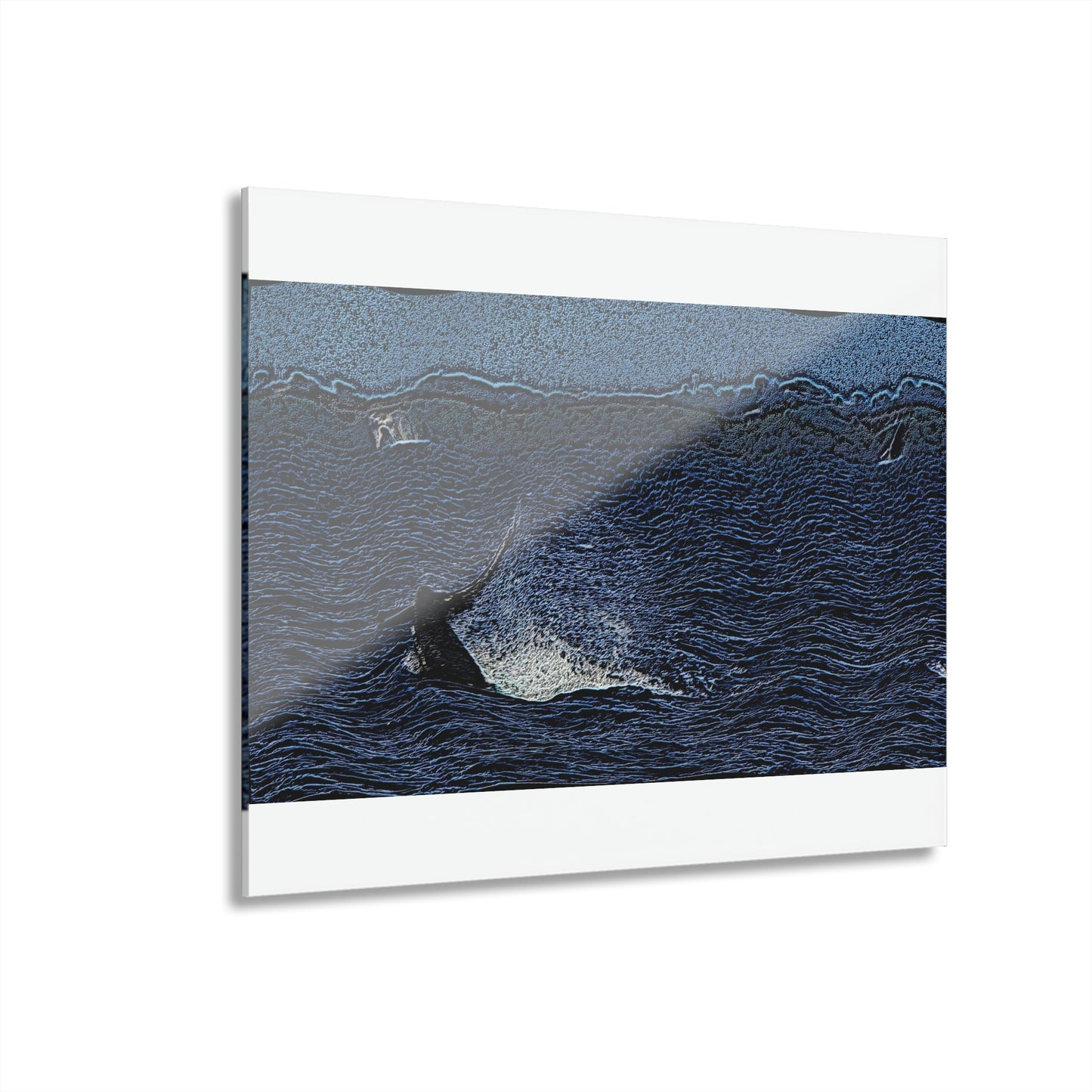Acrylic Prints (French Cleat Hanging) ... "A Trio Of Humpback Joy" ...  Maui, HI ... April Fools Day ... 1Apr23 ... Original Works - Family Archives ...
