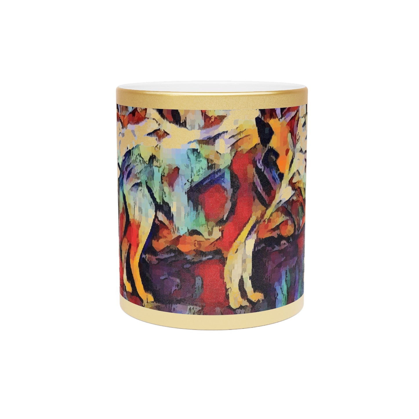 Metallic Mug (Silver\Gold) ... Coyote ... "Yosemite Valley: Circa May23 ... KPH Base Photo" ... Original Works ...