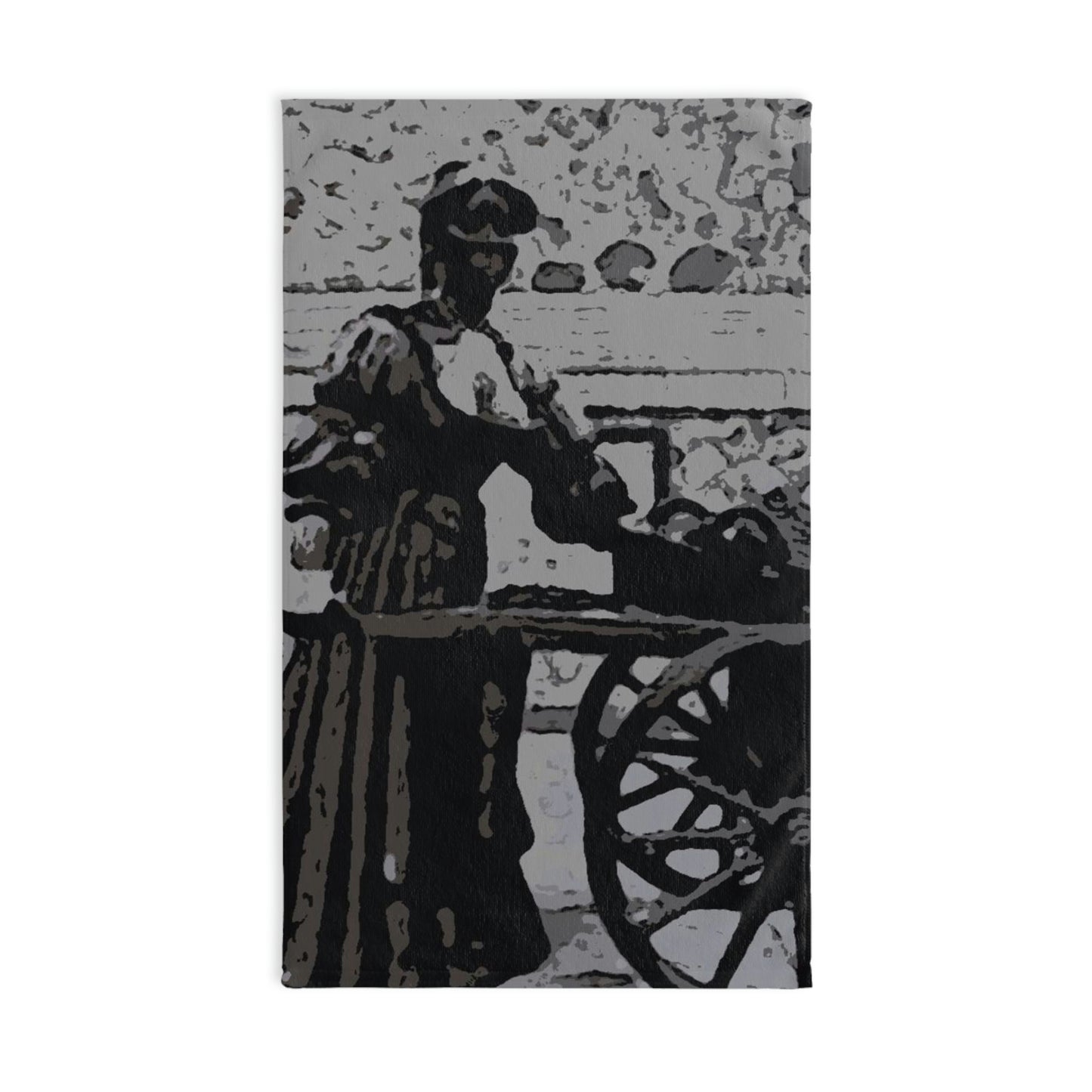 Hand Towel ... Dublin's "Molly Malone Along Grafton Street" ... Cryin' Cockels & Muscles Alive-Alive-Oh ... Circa 2003 ... Original Works ...