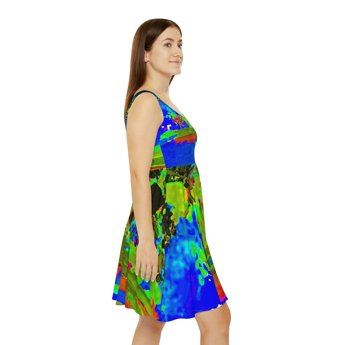 Women's Skater Dress ... "Lombard Street San Francisco, CA, USA" ... Family Archives 1970's ... Original Works ...
