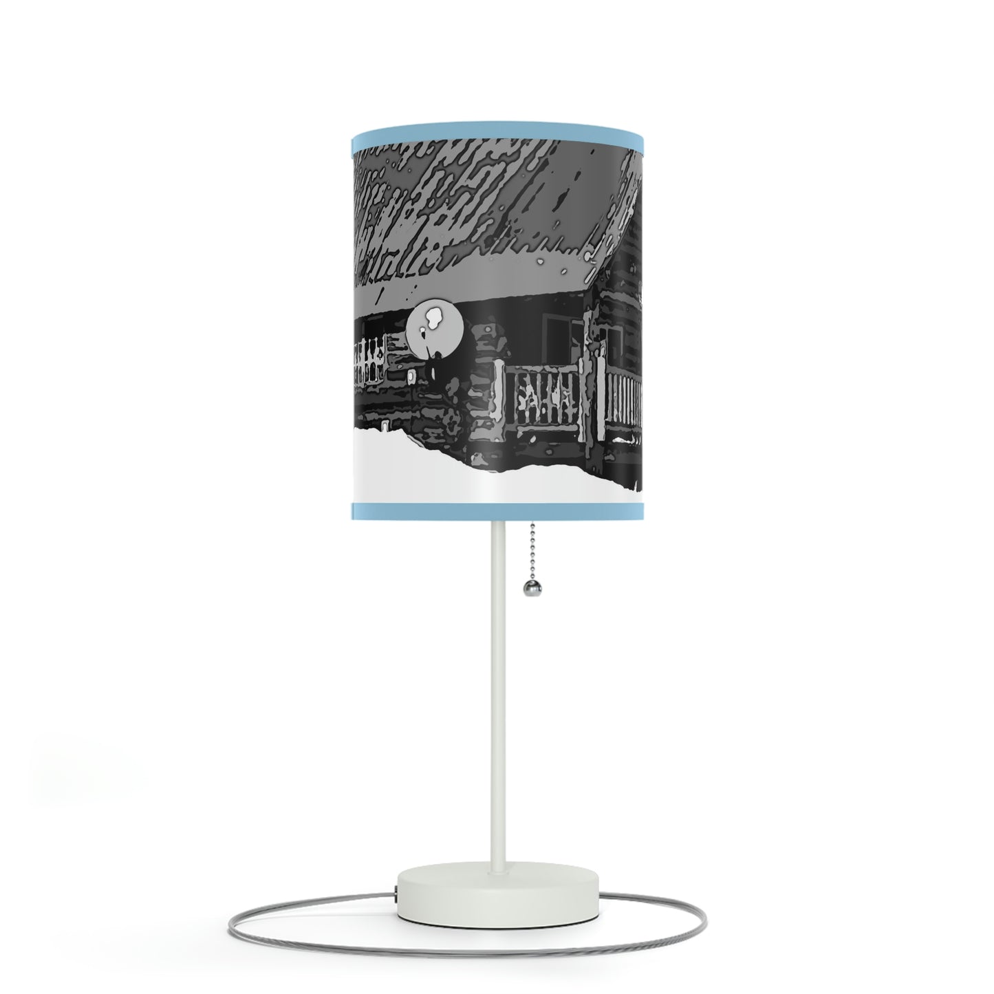 Lamp on a Stand, US|CA plug ... A Beautiful Lodge & Back-Country Outfitter In A Mountain Town ... 'Dixie, Idaho, November 2022' ... Original Works ...
