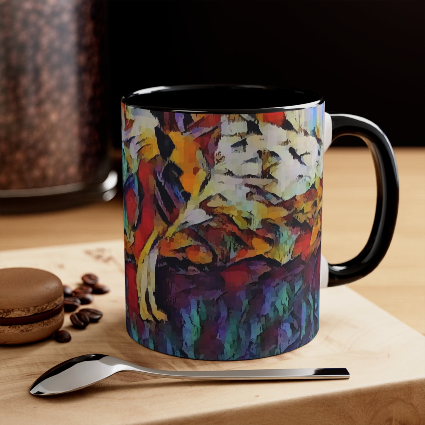 Accent Coffee Mug, 11oz ... Coyote ... "Yosemite Valley: Circa May23 ... KPH Base Photo" ... Original Works ...