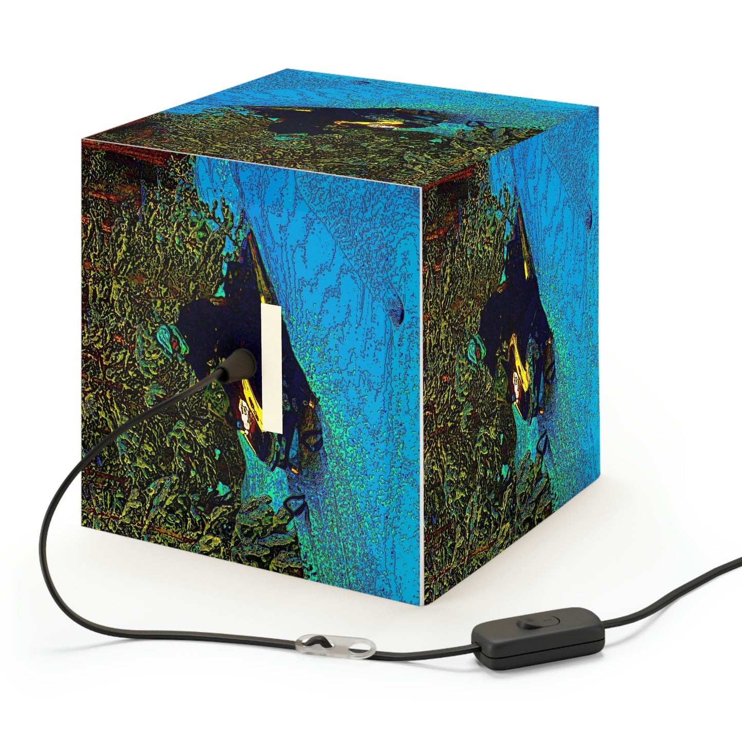 Light Cube Lamp ... Yep ... "Another Day ... Riding Through The Wilderness ... " ... February 2023 ... Original Works ...