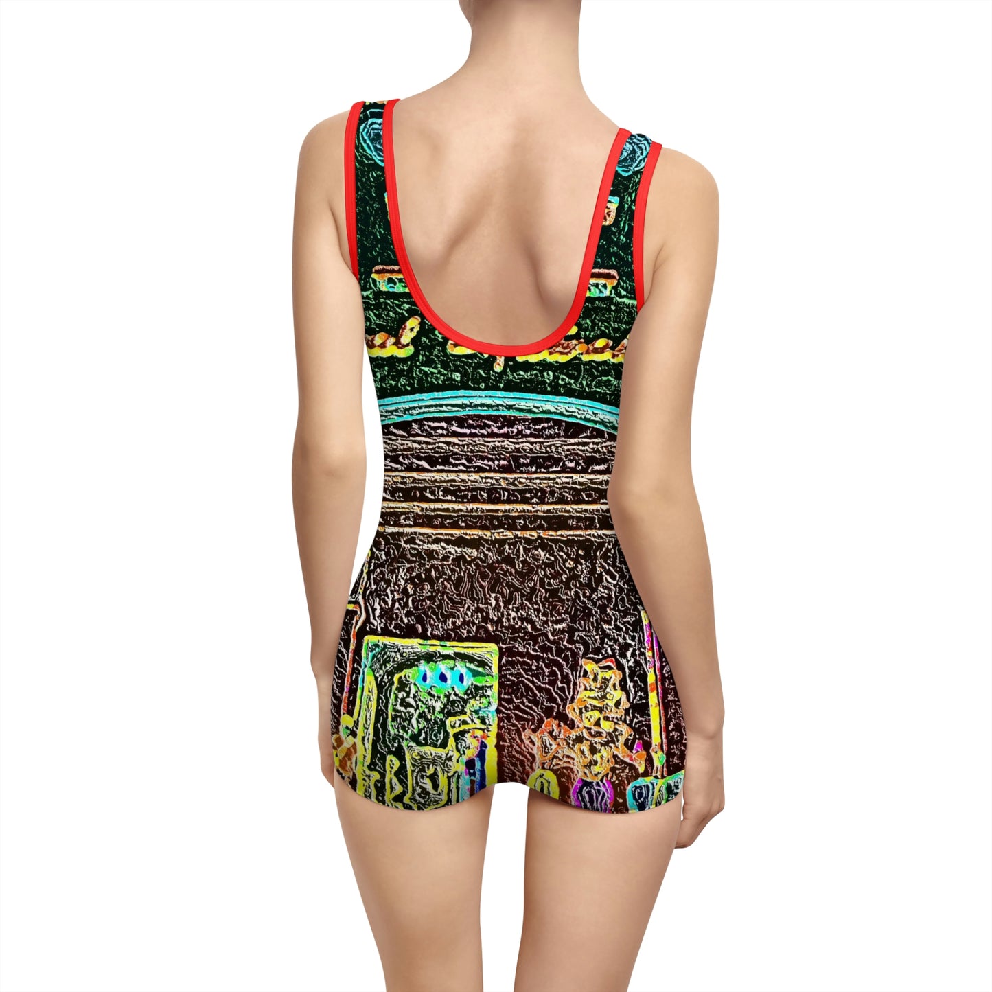Women's Vintage Swimsuit ... "La Grande Entree" At: 'The Pink Palace' ... The Royal Hawai'ian ... Honolulu, HI ... '27Oct2014' ... Original Works ...