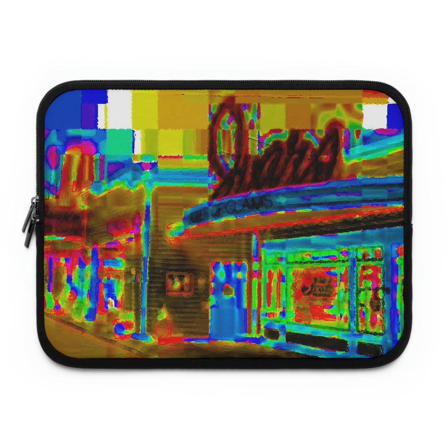 Laptop Sleeve ...  In-A-Hurry & Stressed? ... Remember: Keep "Clam" ... Clam_Happy ...  'Ivars: Seattle Waterfront' ... Personal Archives ... Original Works ...