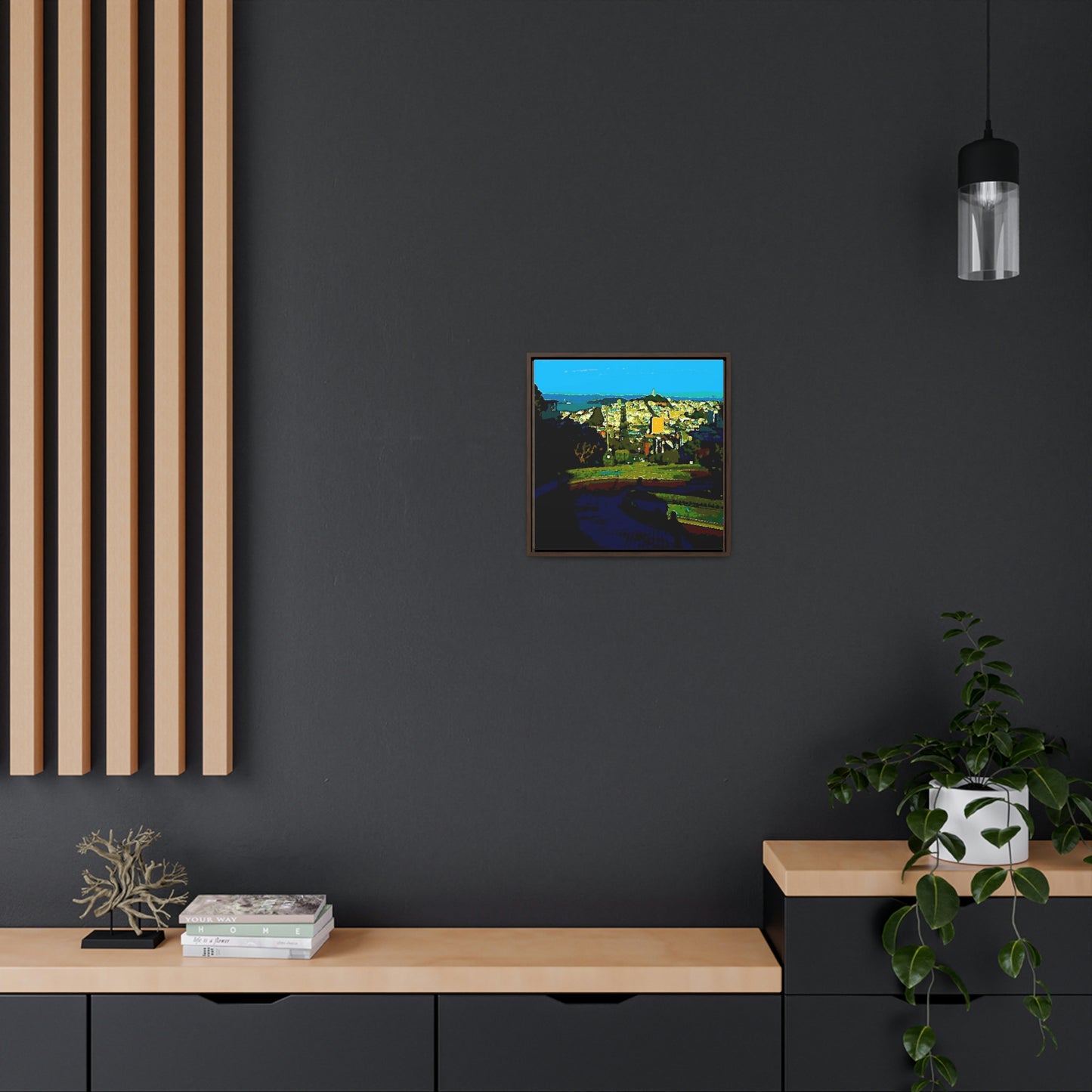 Gallery Canvas Wraps, Square Frame ...  "Lombard Street San Francisco, CA, USA" ... Family Archives 1970's ... Original Works ...