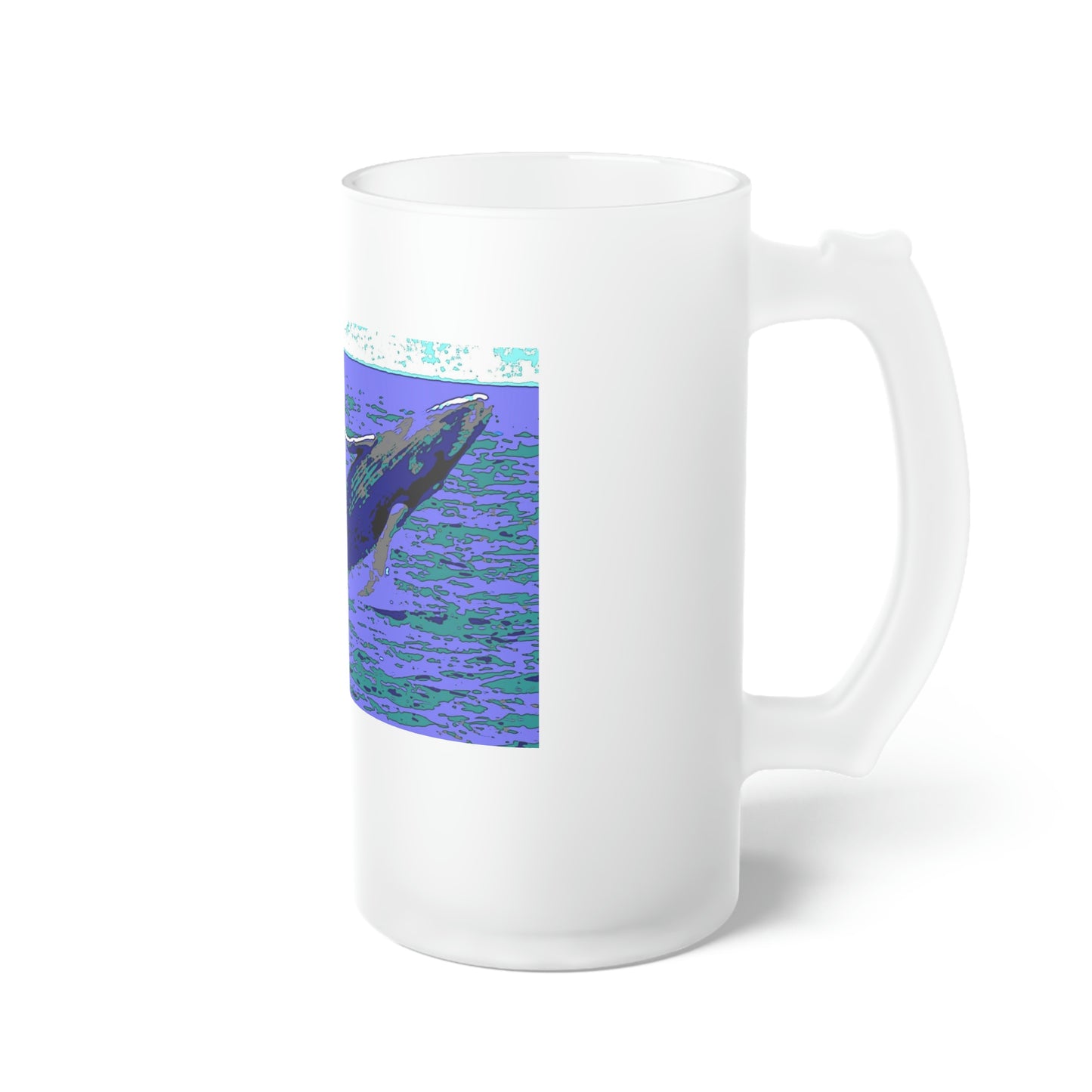 Frosted Glass Beer Mug ... Baby Humpback Breaching ... Maui, HI: April 2022 ... "Family Archives: KPH" ... Original Works ...