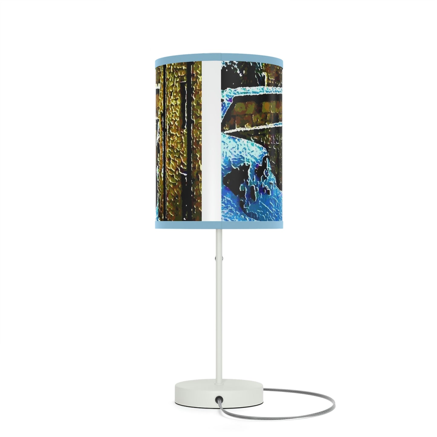 Lamp on a Stand, US|CA plug ... Walikng The Streets & Alleys ... 'Strolling The Canals ... '  ... Original Works  ...