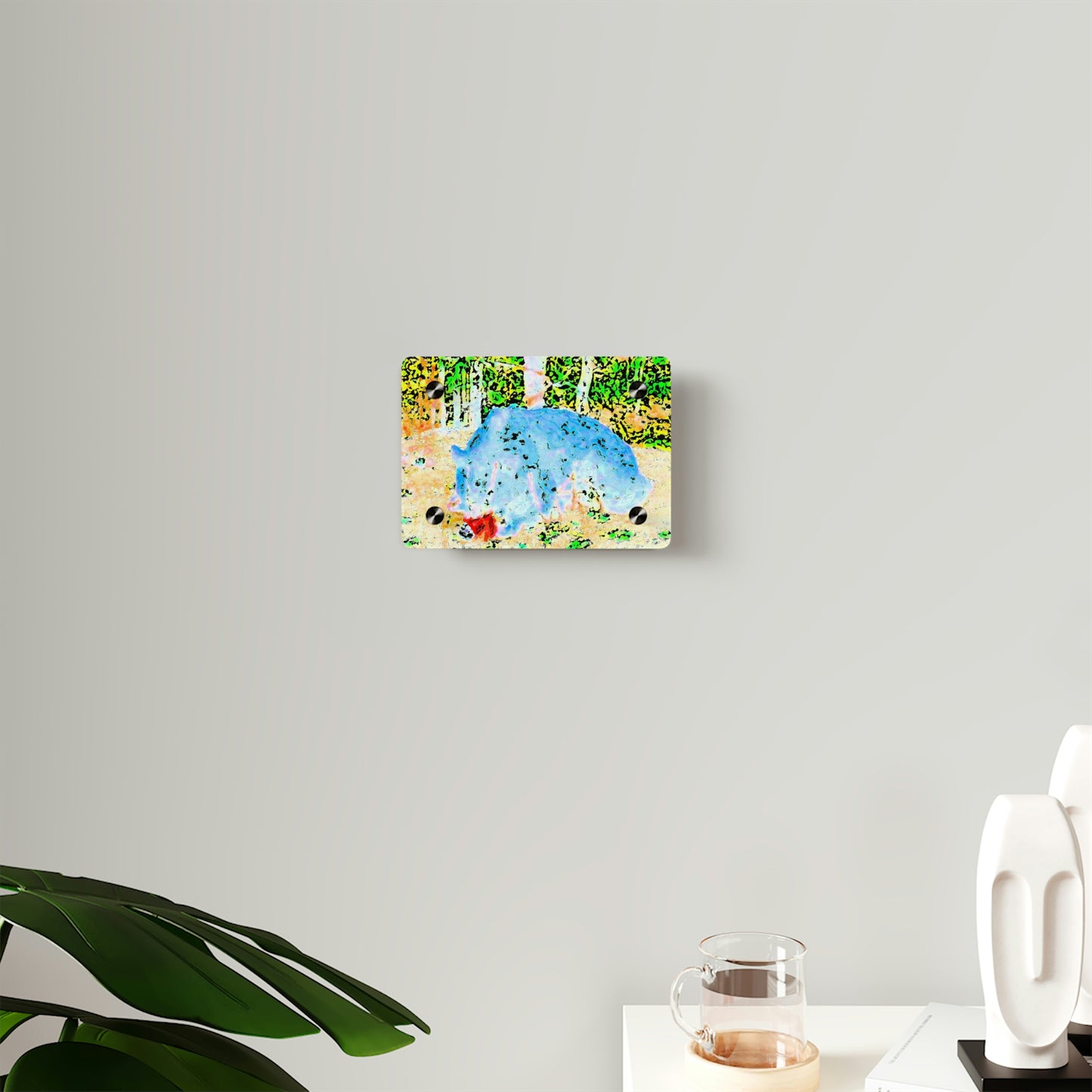 Acrylic Wall Art Panels ... RCY: "Rhett Creek Yogi ... '500 Lbs Of Autumn Season Hunger' ..."  ... September 2022 ... Central Idaho ... Original Works ...