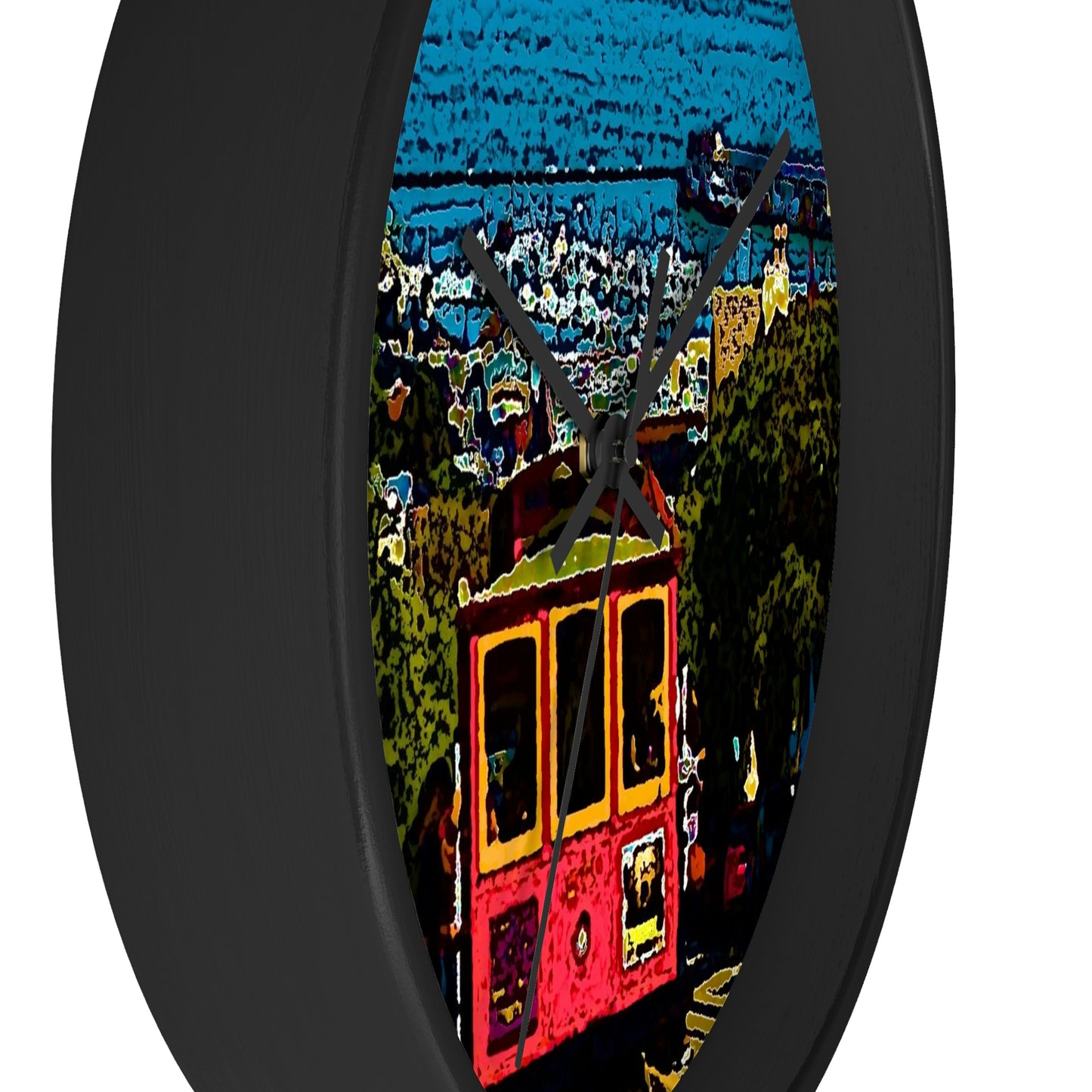 Wall clock ... San Francisco ... 'A Rice-A-Roni-A-San Francisco Treat' ... "A Cable Car Classic" ... Family Archives: 1973 ... Original Works ...