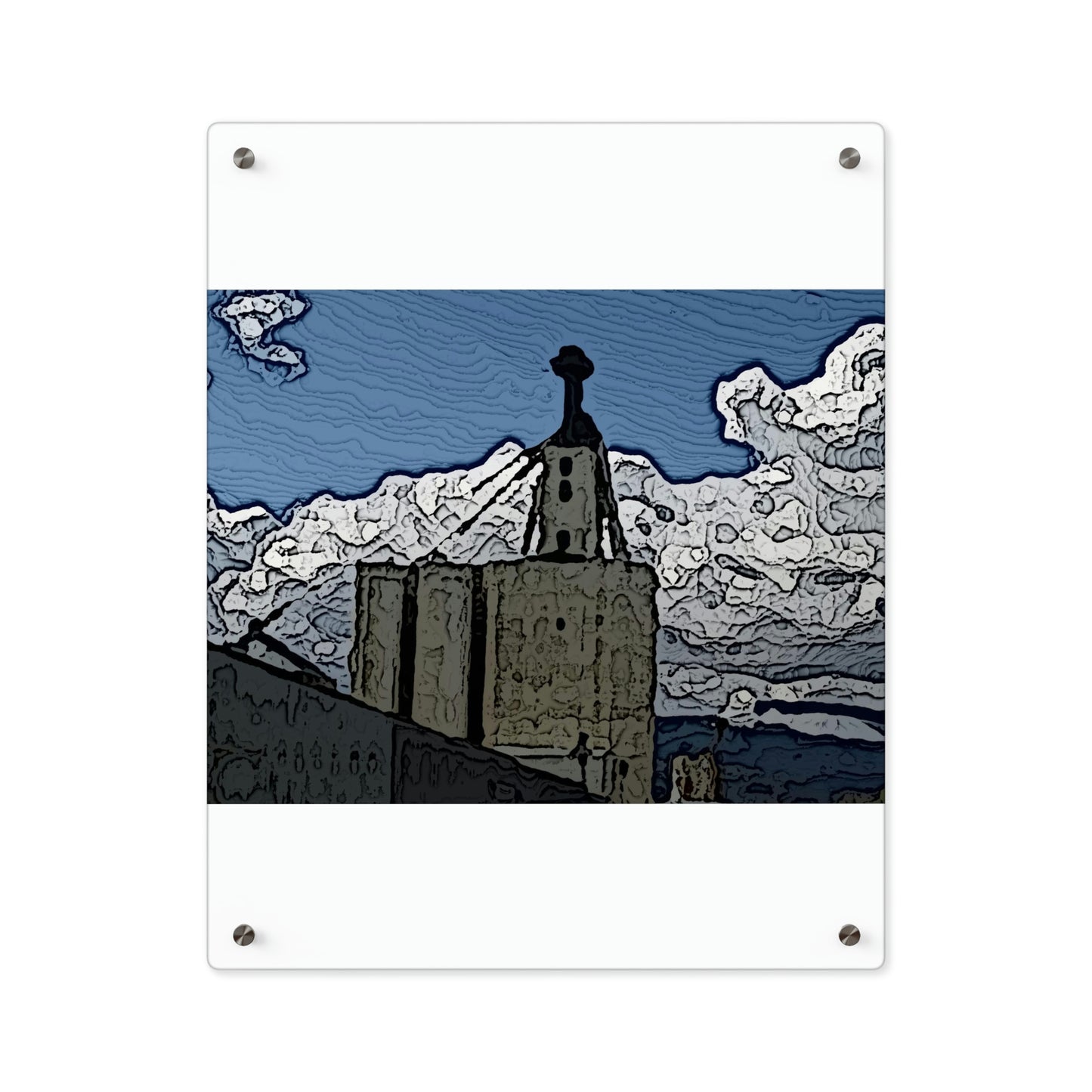 Acrylic Wall Art Panels ... "ICP: Idaho County Propane ... 'Production Facilities Grangeville, Idaho' ... "  Original Works: Rendering Time: 10 Hours ...