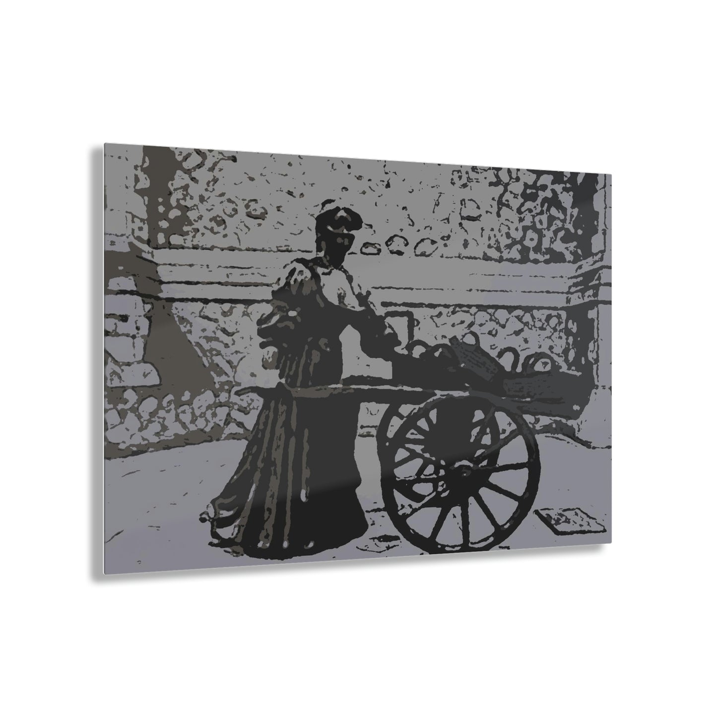 Acrylic Prints ... Dublin's "Molly Malone Along Grafton Street" ... Cryin' Cockels & Muscles Alive-Alive-Oh ... Circa 2003 ... Original Works ...