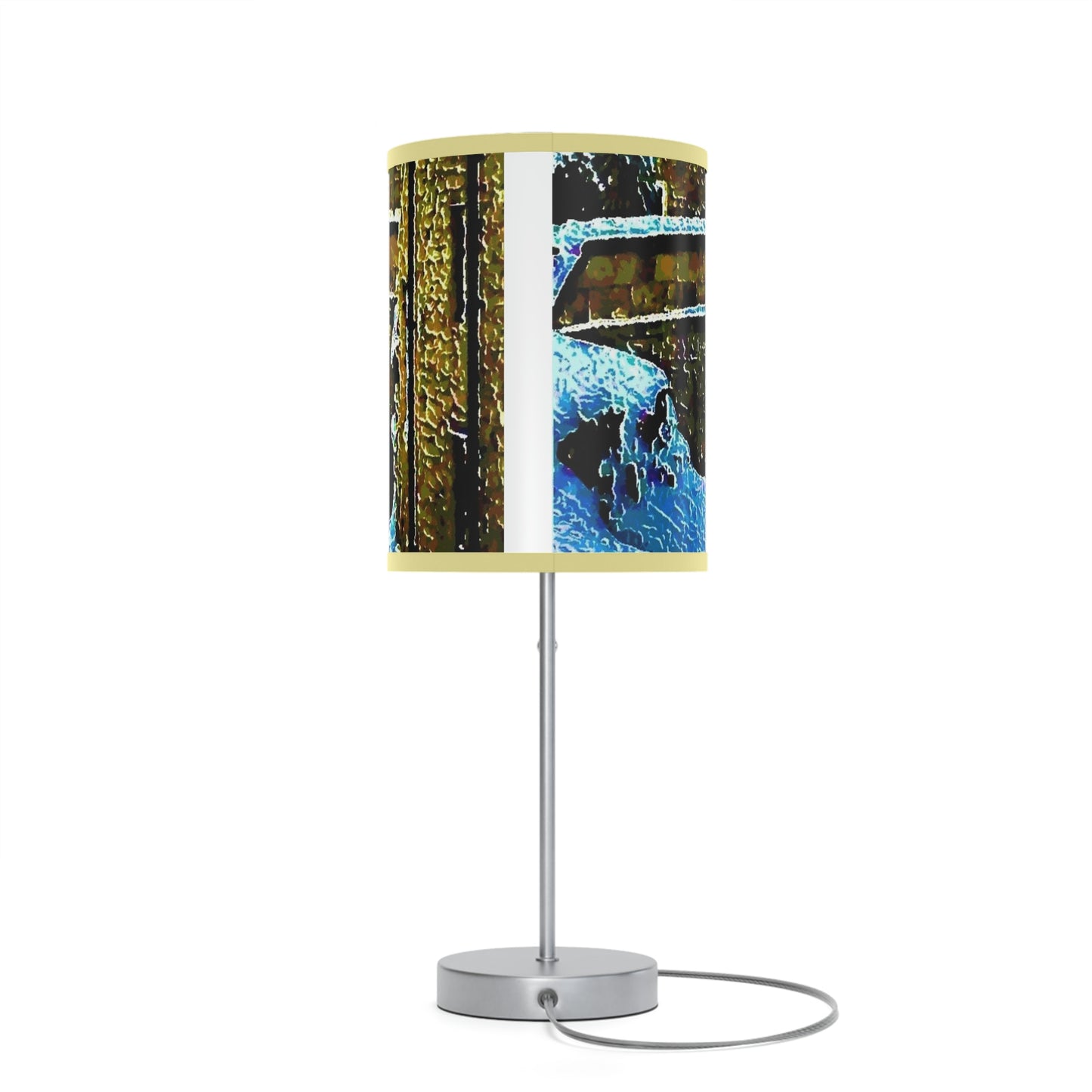 Lamp on a Stand, US|CA plug ... Walikng The Streets & Alleys ... 'Strolling The Canals ... '  ... Original Works  ...