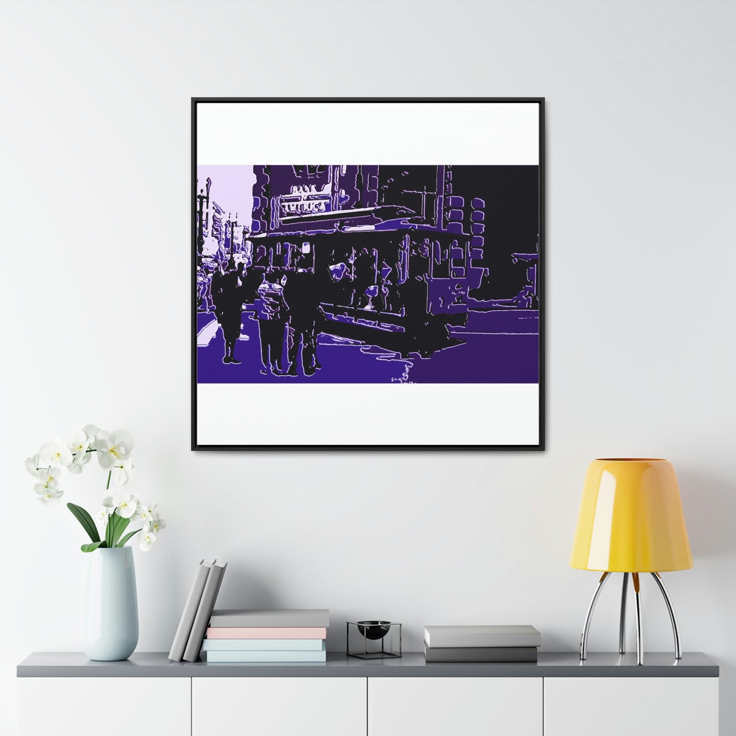 Gallery Canvas Wraps, Square Frame ... San Francisco ... 'Rice-A-Roni-A-San Francisco Treat' ... "A Cable Car Classic" ... Family Archives: 1973 ... Original Works ...