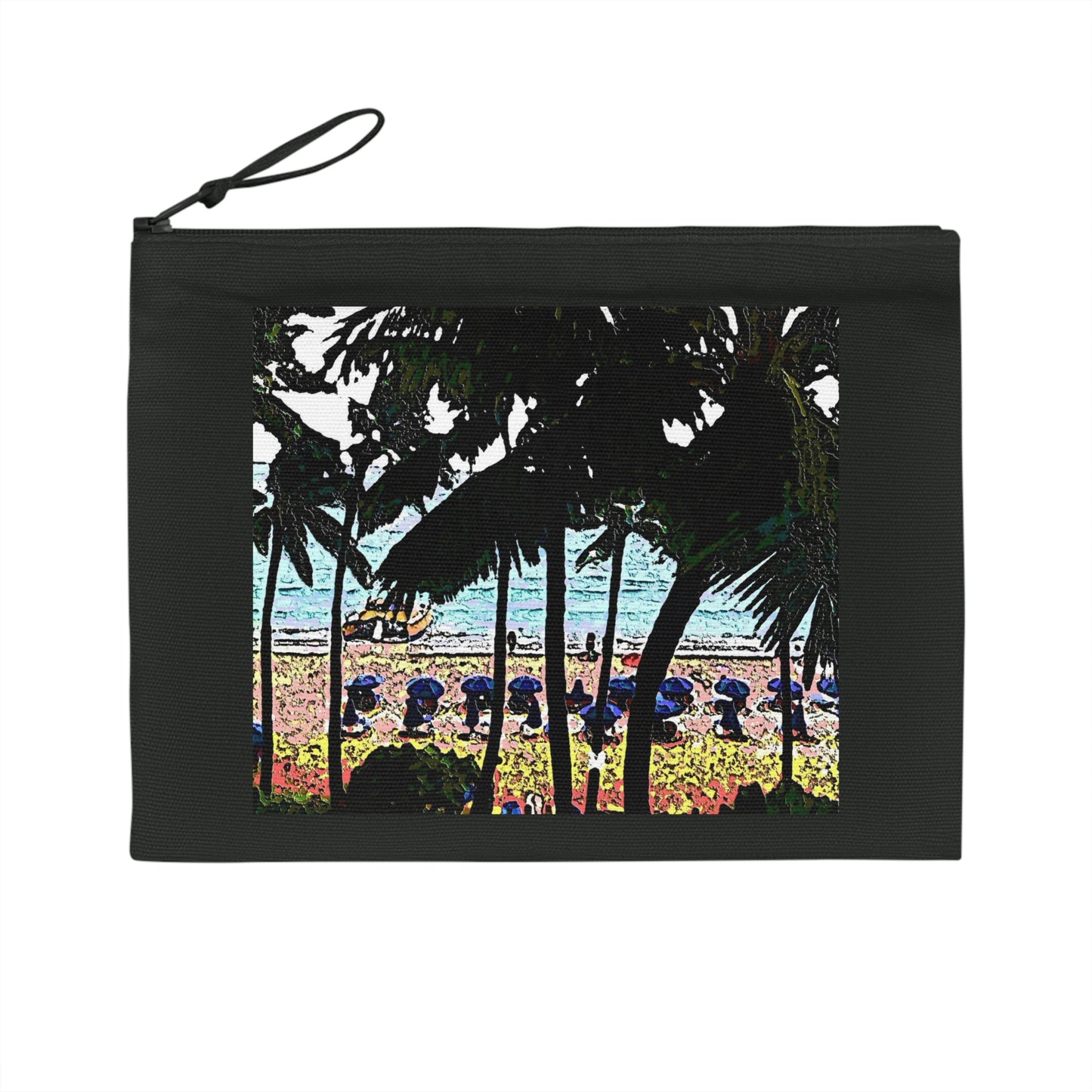 Pencil Case ... "A Beautiful Beach Amongst The Palms" ... The Outrigger Waikiki, Honolulu, Oahu ... Original Works ...
